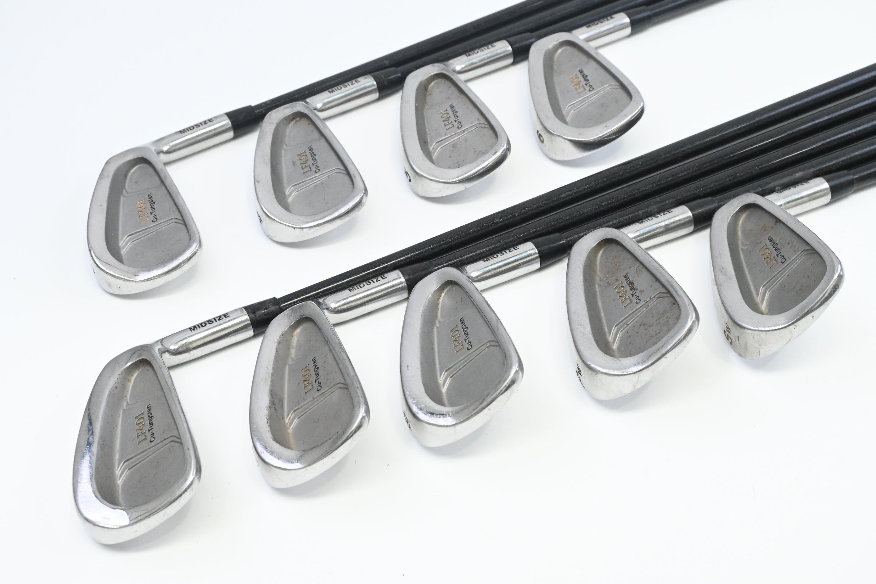 Lf401 Cu-Tungsten Irons / 3-PW+SW / Regular Flex Graphite Shaft