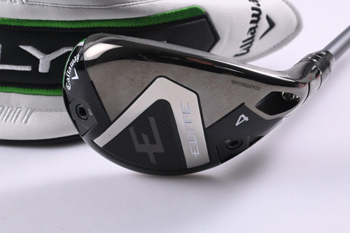 Callaway Elyte #4 Hybrid / 22 Degree / Regular Flex Denali Frost Silver 60 Shaft