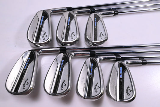 Callaway Paradym Ai Smoke Irons / 5-PW+GW / Regular Flex Elevate MPH 85 Shafts