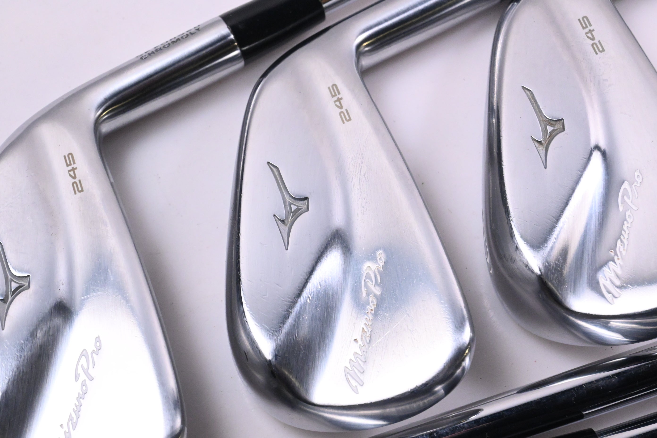 Mizuno Pro 245 Irons / 4-PW / Stiff Flex Dynamic Gold 105 S300 Shafts