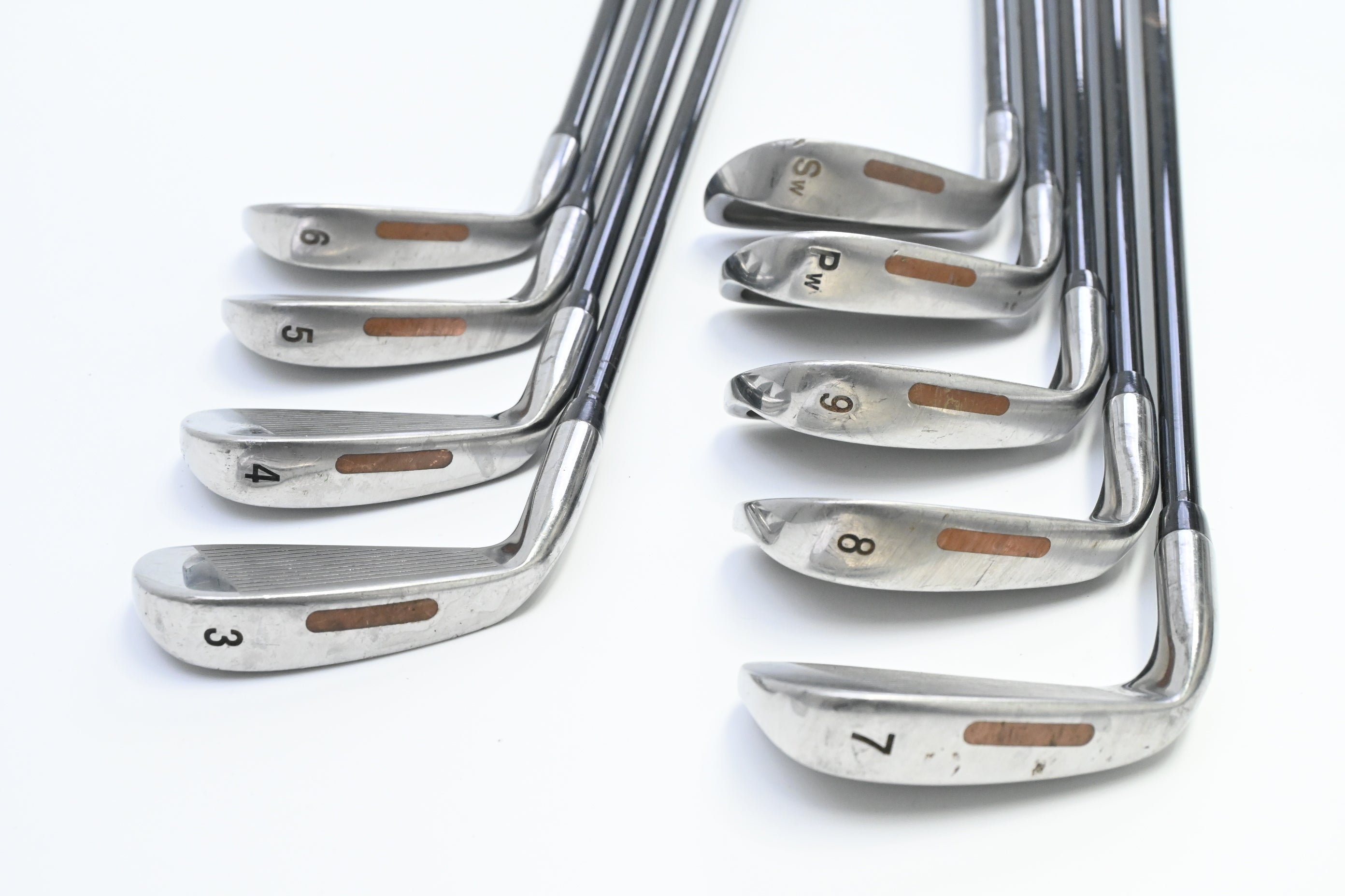 Lf401 Cu-Tungsten Irons / 3-PW+SW / Regular Flex Graphite Shaft