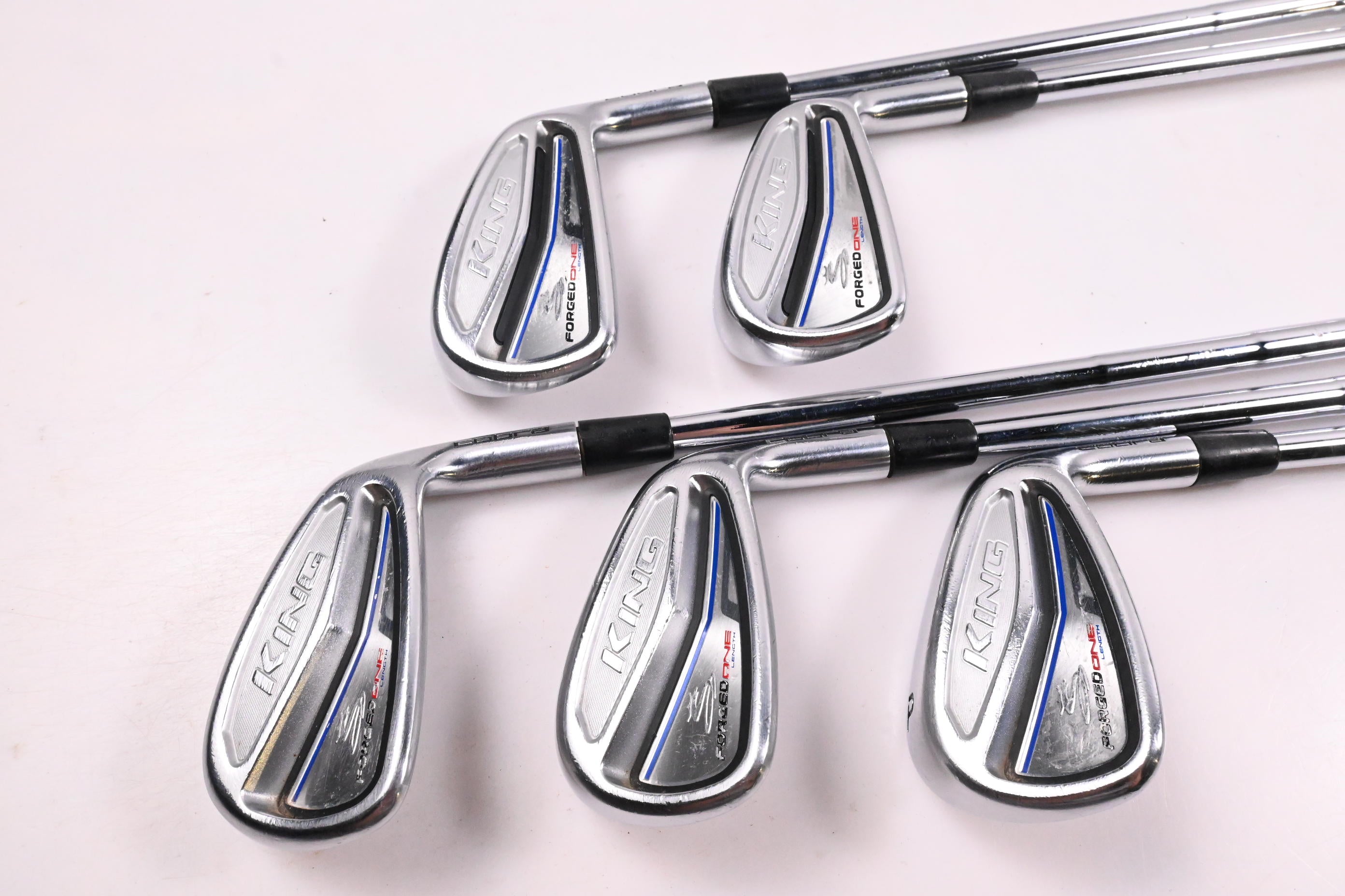 Cobra King Forged One Length Irons / 6-PW / X-Flex Dynamic Gold X100 Shafts