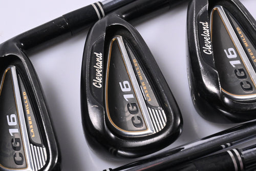 Cleveland CG16 Black Pearl Irons / 4-PW / Regular Flex Traction Shafts