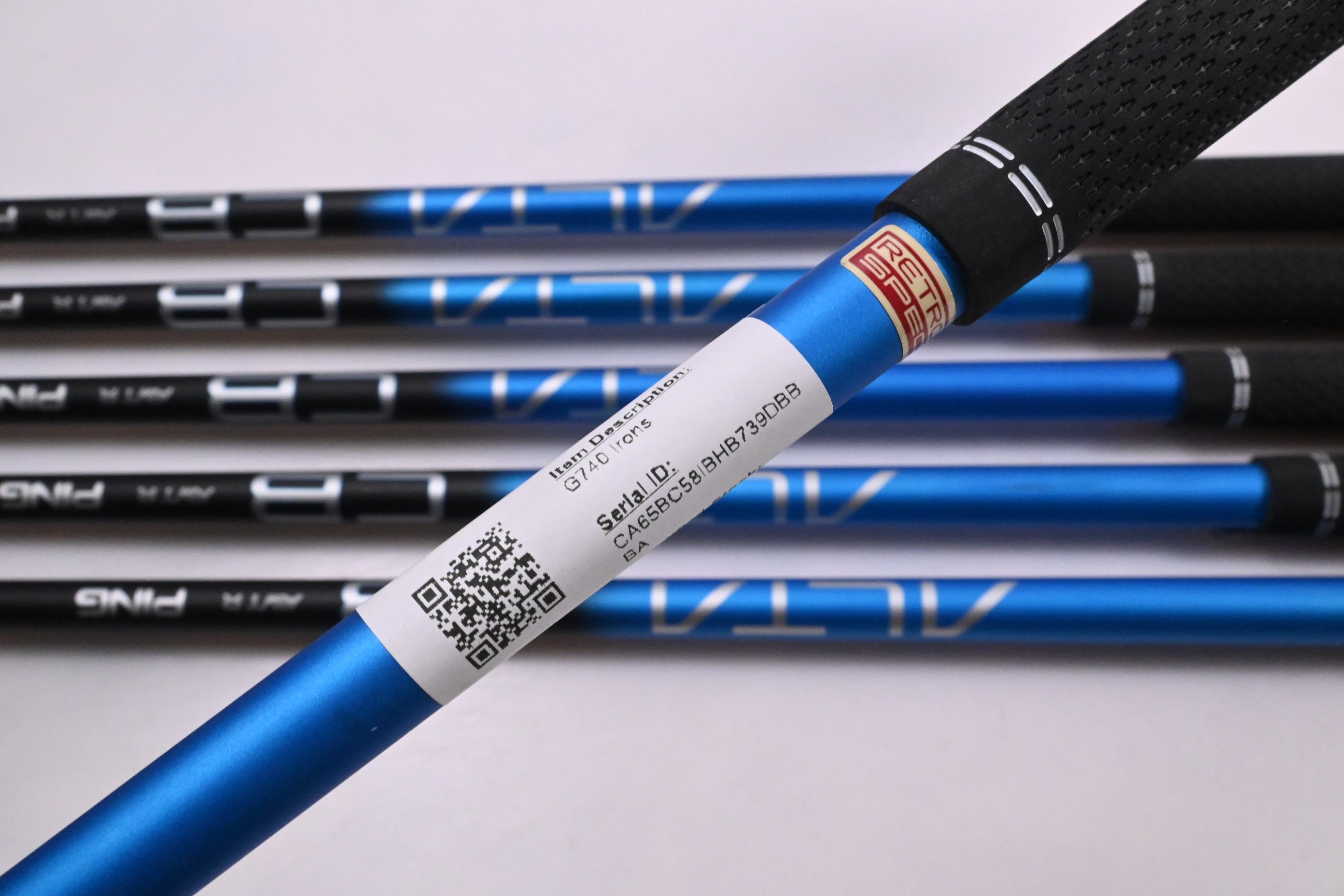 Ping G740 Irons / 5-PW / Blue Dot / Regular Flex Ping Alta CB Blue Shafts