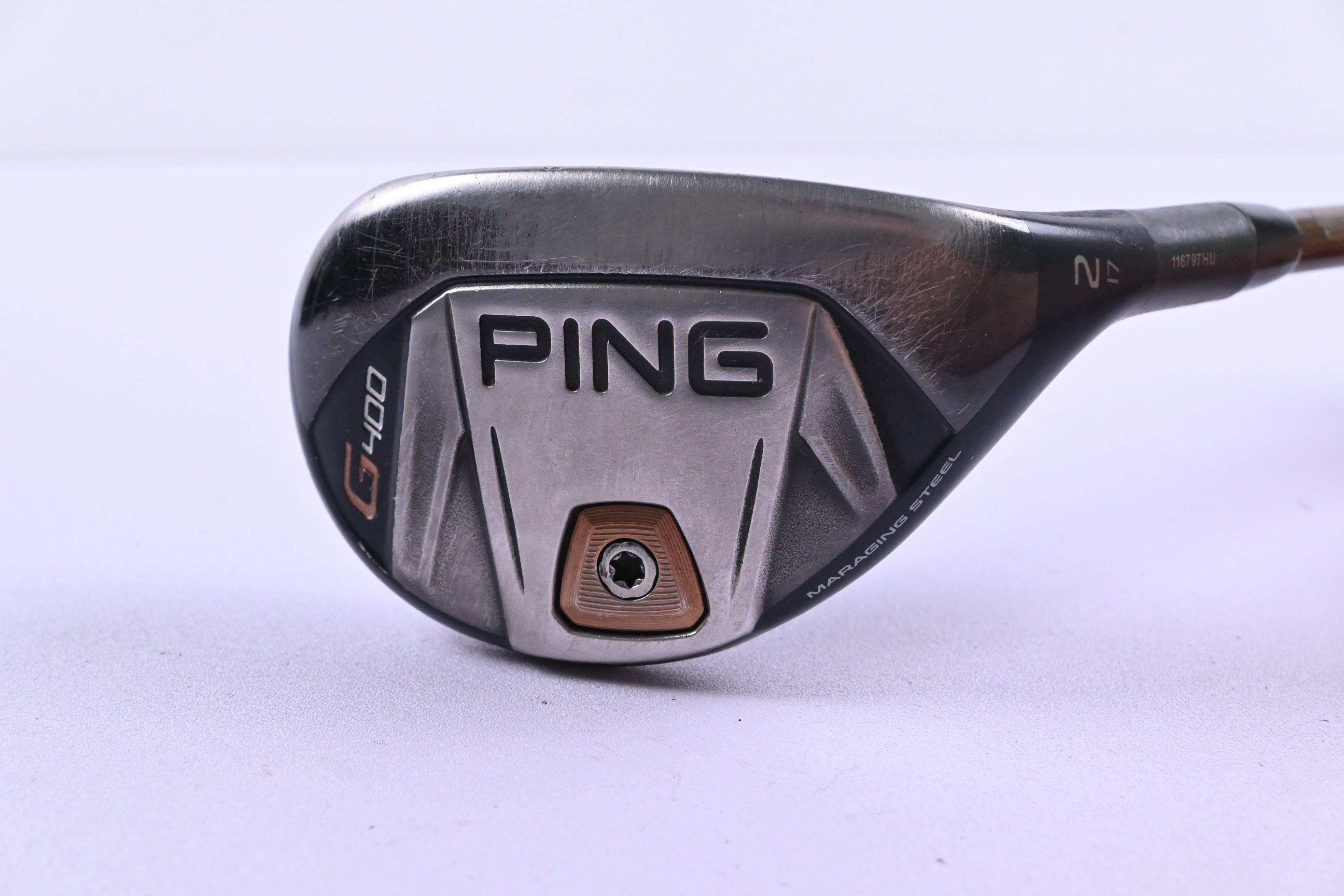 Ping G400 #2 Hybrid / 17 Degree / Stiff Flex Ping Alta CB 70 Shaft