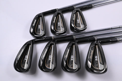 Cleveland CG16 Black Pearl Irons / 4-PW / Regular Flex Traction Shafts