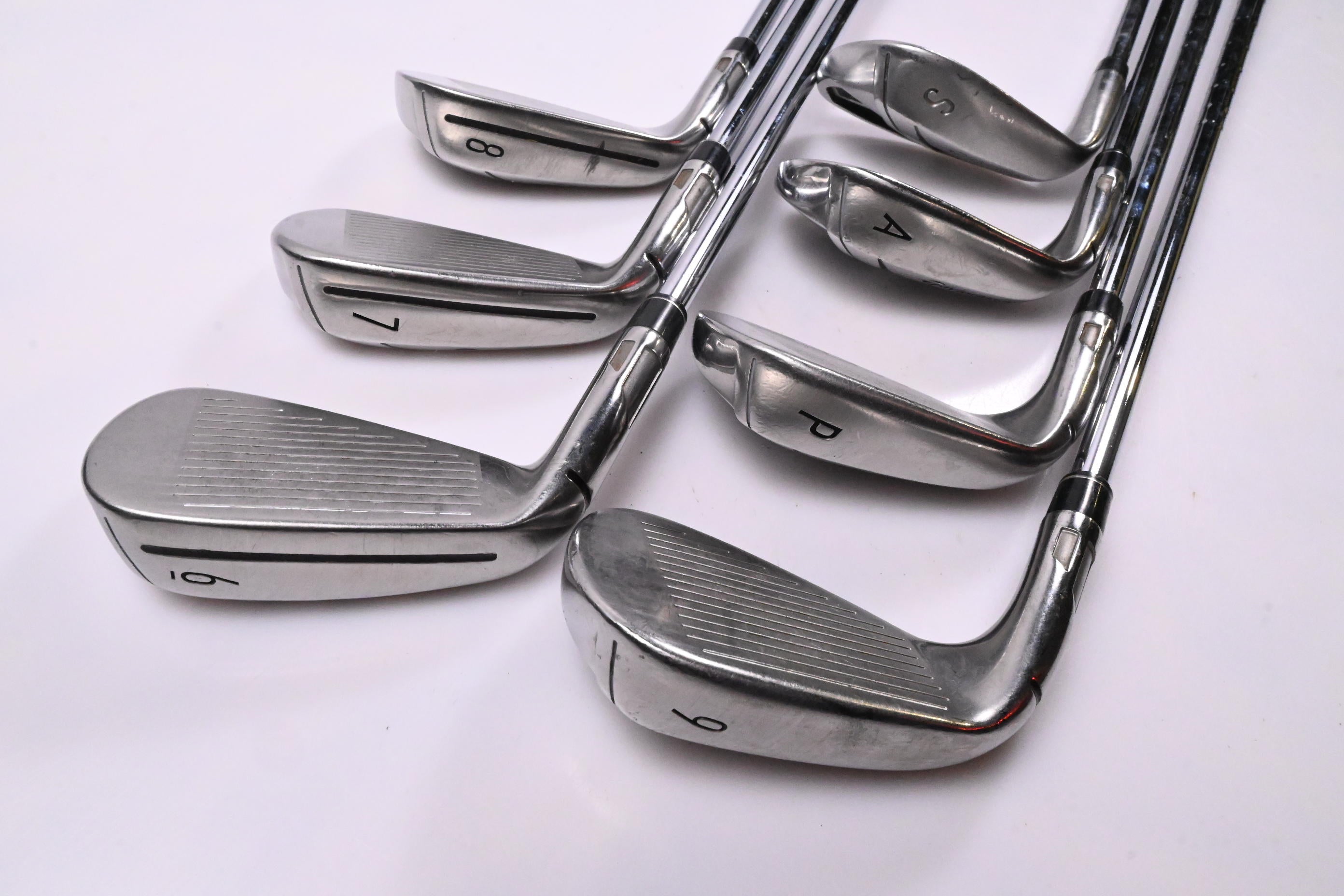 Taylormade SIM Max OS Irons / 6-PW+AW+SW / Regular Flex KBS MAX 85 Shafts