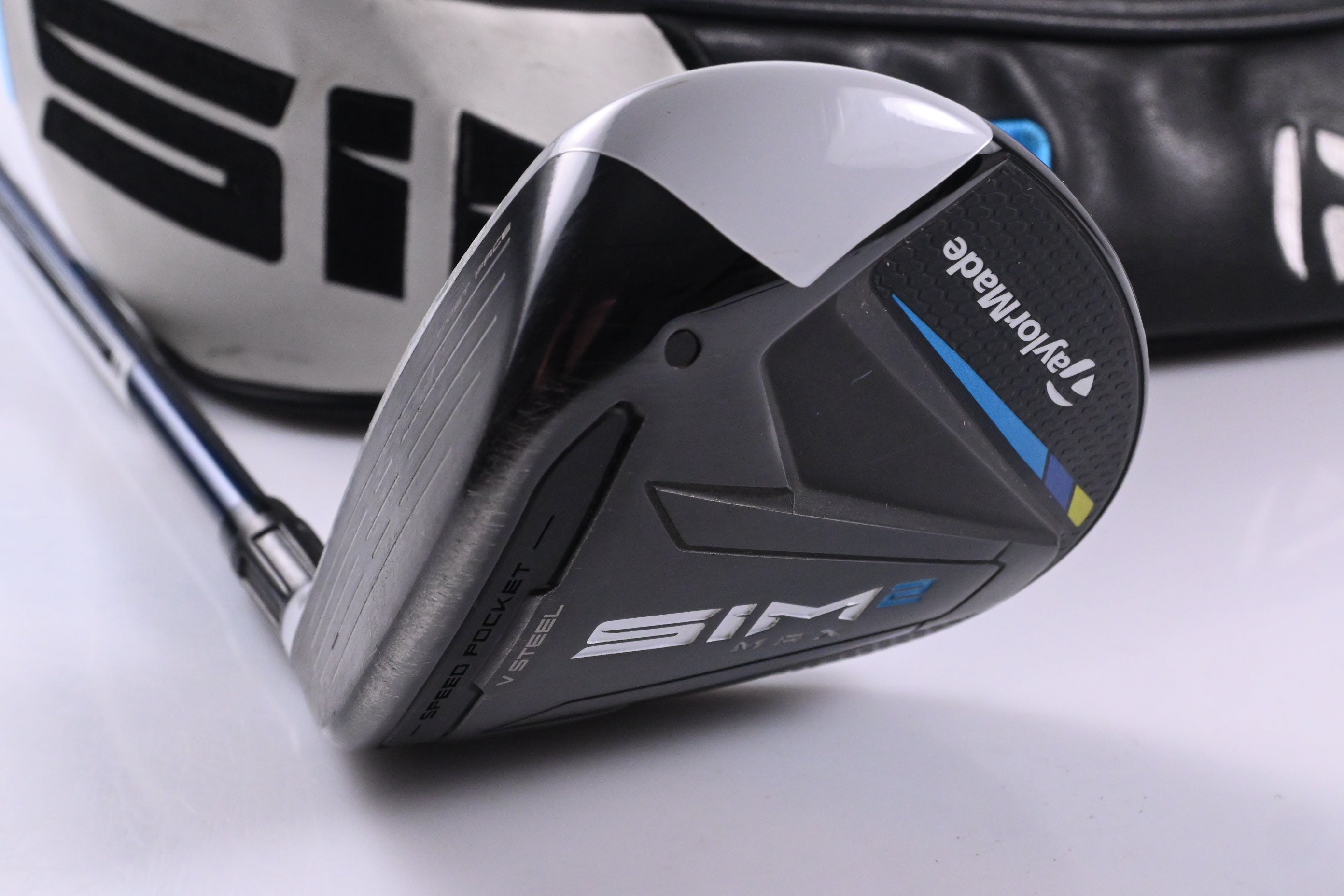 Left Hand Taylormade SIM2 Max #3 Wood / 15 Degree / Regular Flex Ventus Blue 5
