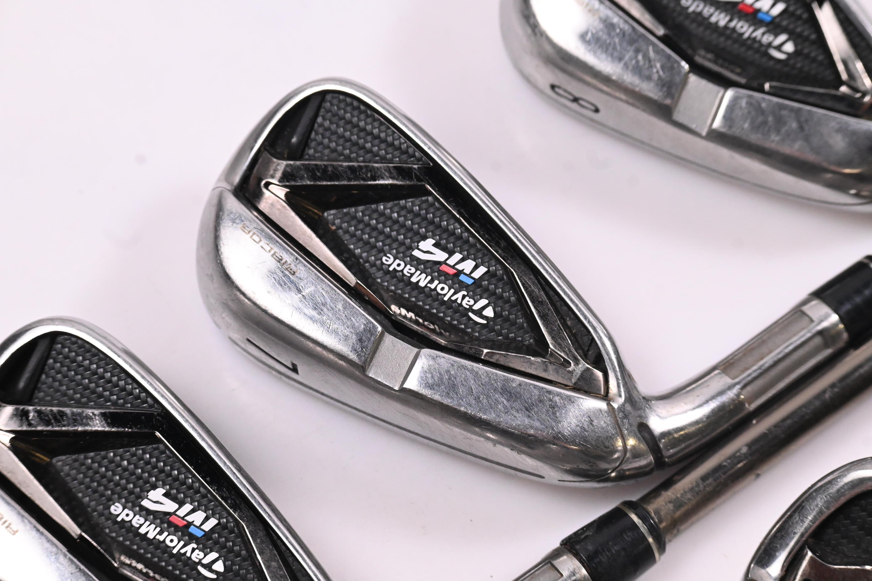 Left Hand Taylormade M4 Irons / 6-PW+GW / Regular Flex UST Recoil ES460 Shafts