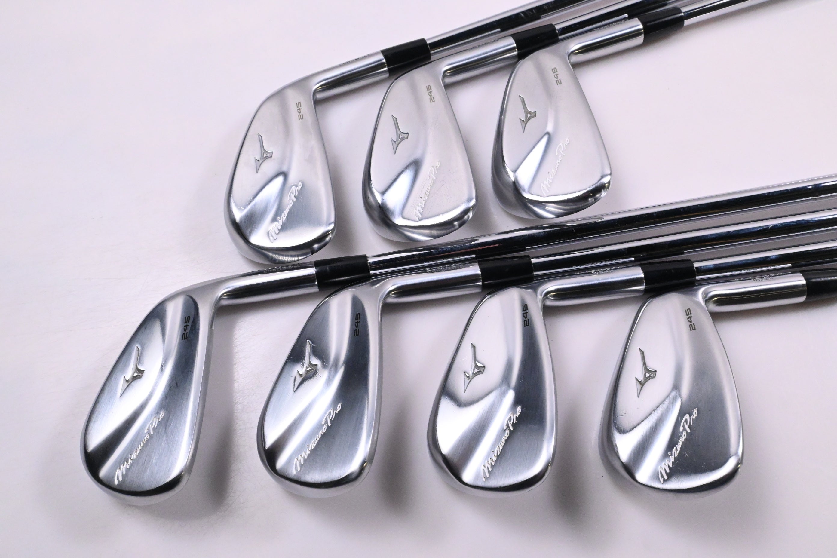 Mizuno Pro 245 Irons / 4-PW / Stiff Flex Dynamic Gold 105 S300 Shafts