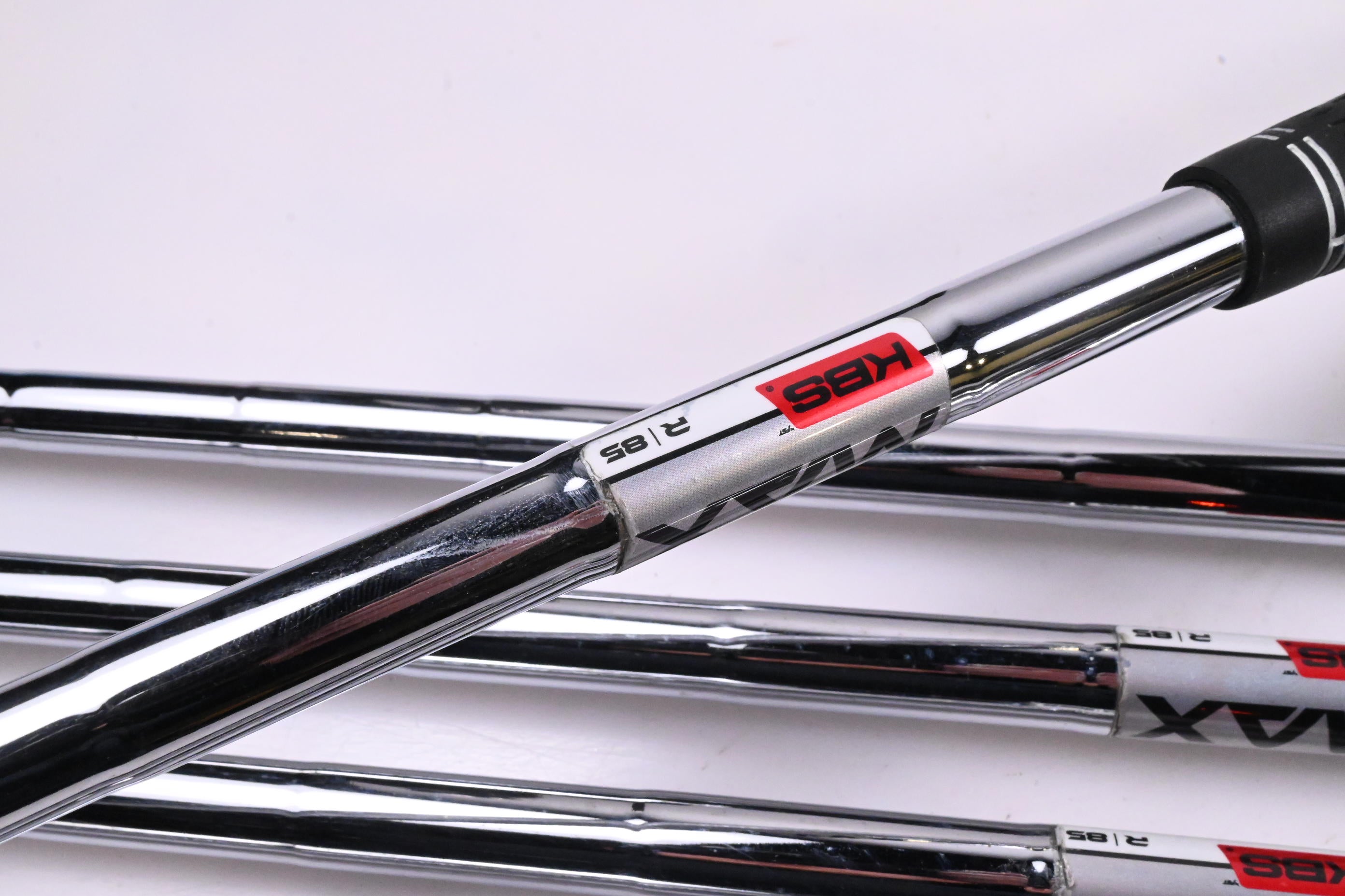 Taylormade SIM Max OS Irons / 6-PW+AW+SW / Regular Flex KBS MAX 85 Shafts