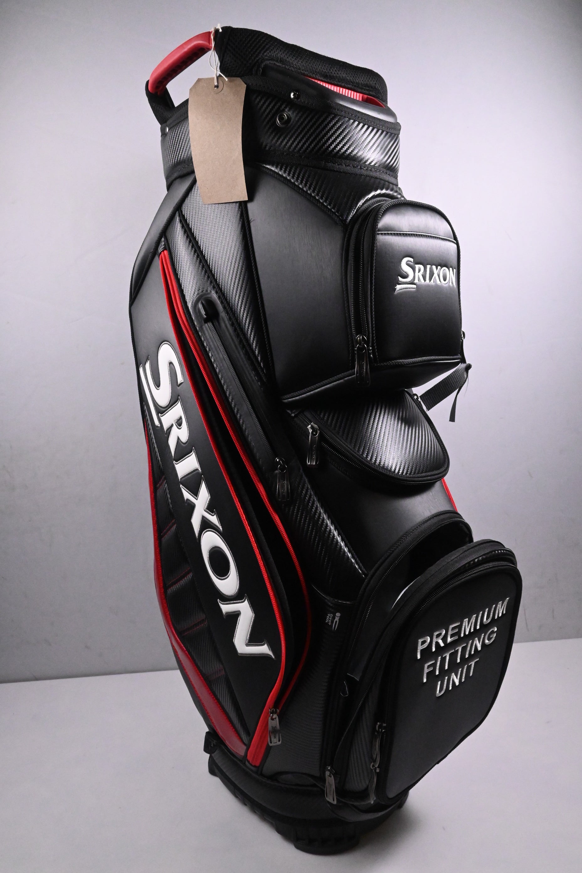 Srixon Tour Cart Bag / 15-Way Divider / Black, Red