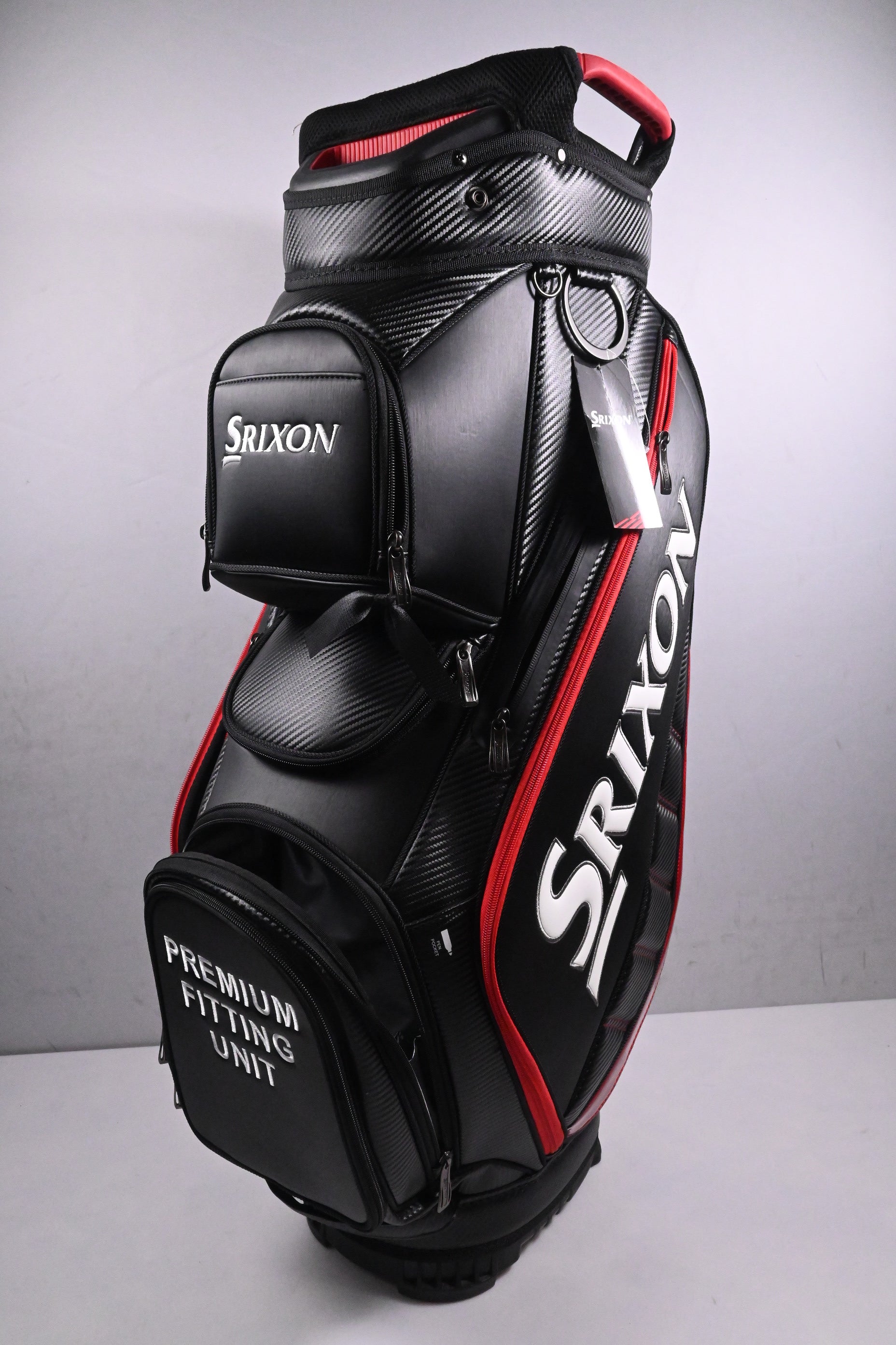 Srixon Tour Cart Bag / 15-Way Divider / Black, Red