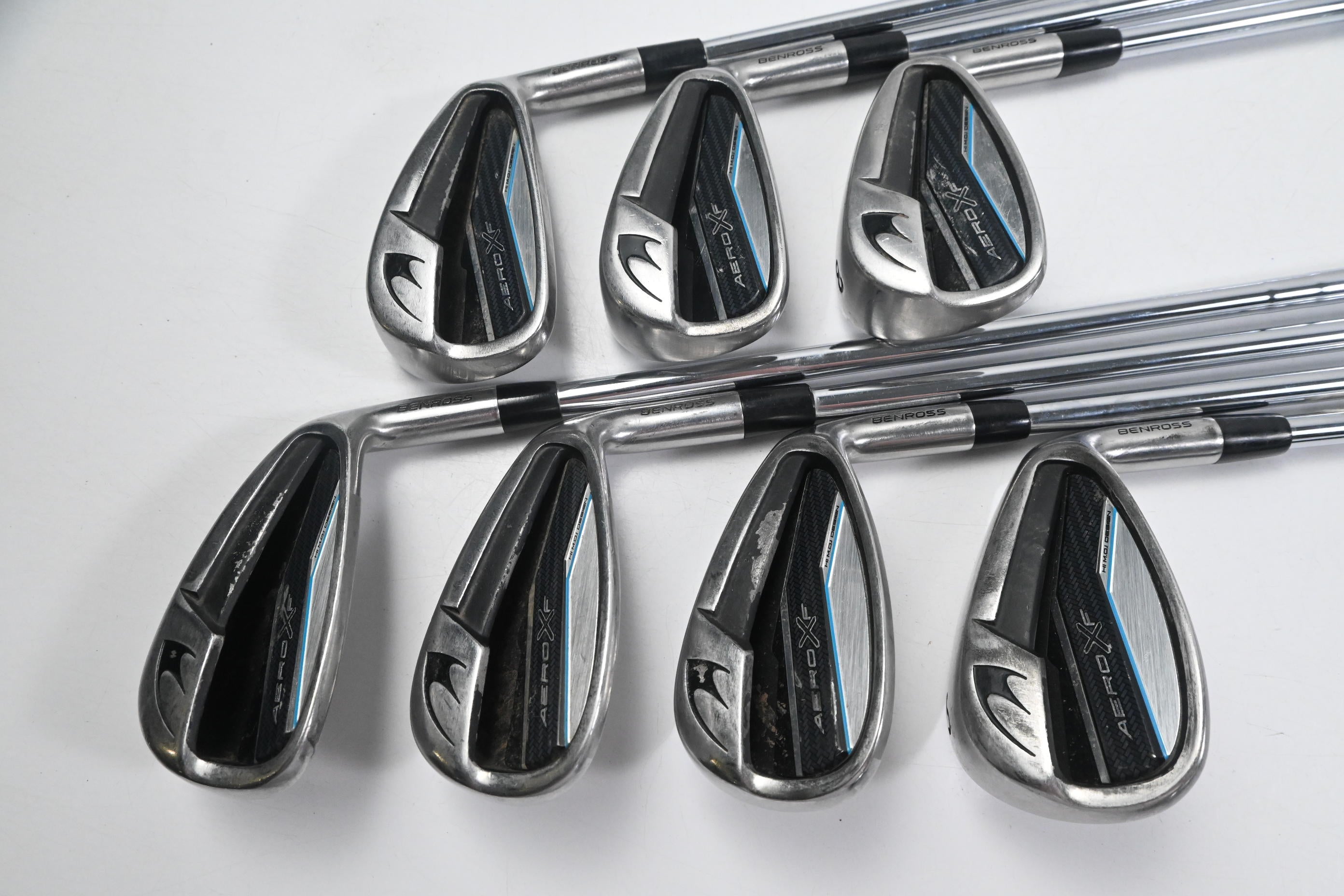 Benross Aero X Irons / 6-PW+GW+SW / Regular Flex KBS MAX 80 Shafts