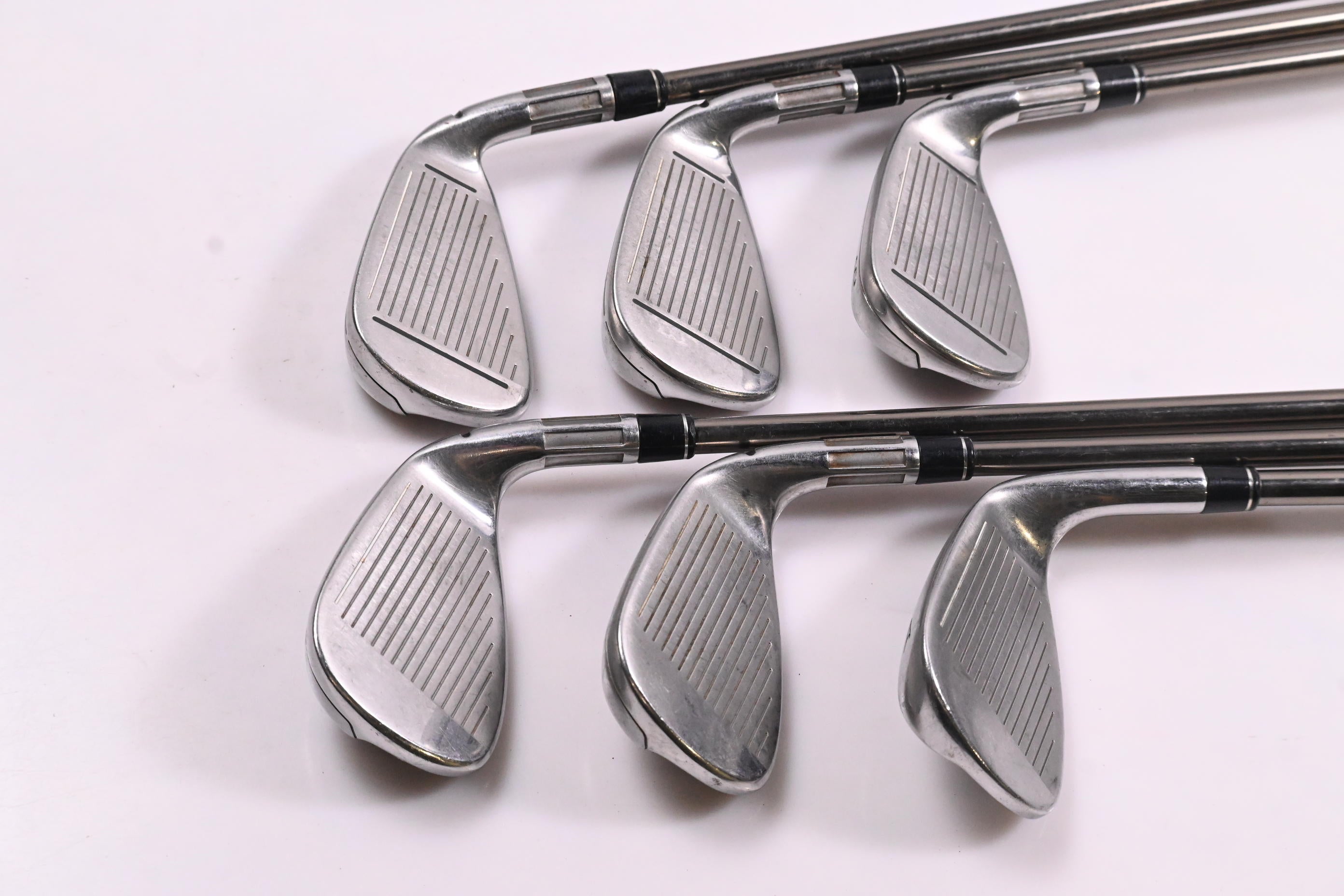 Left Hand Taylormade M4 Irons / 6-PW+GW / Regular Flex UST Recoil ES460 Shafts