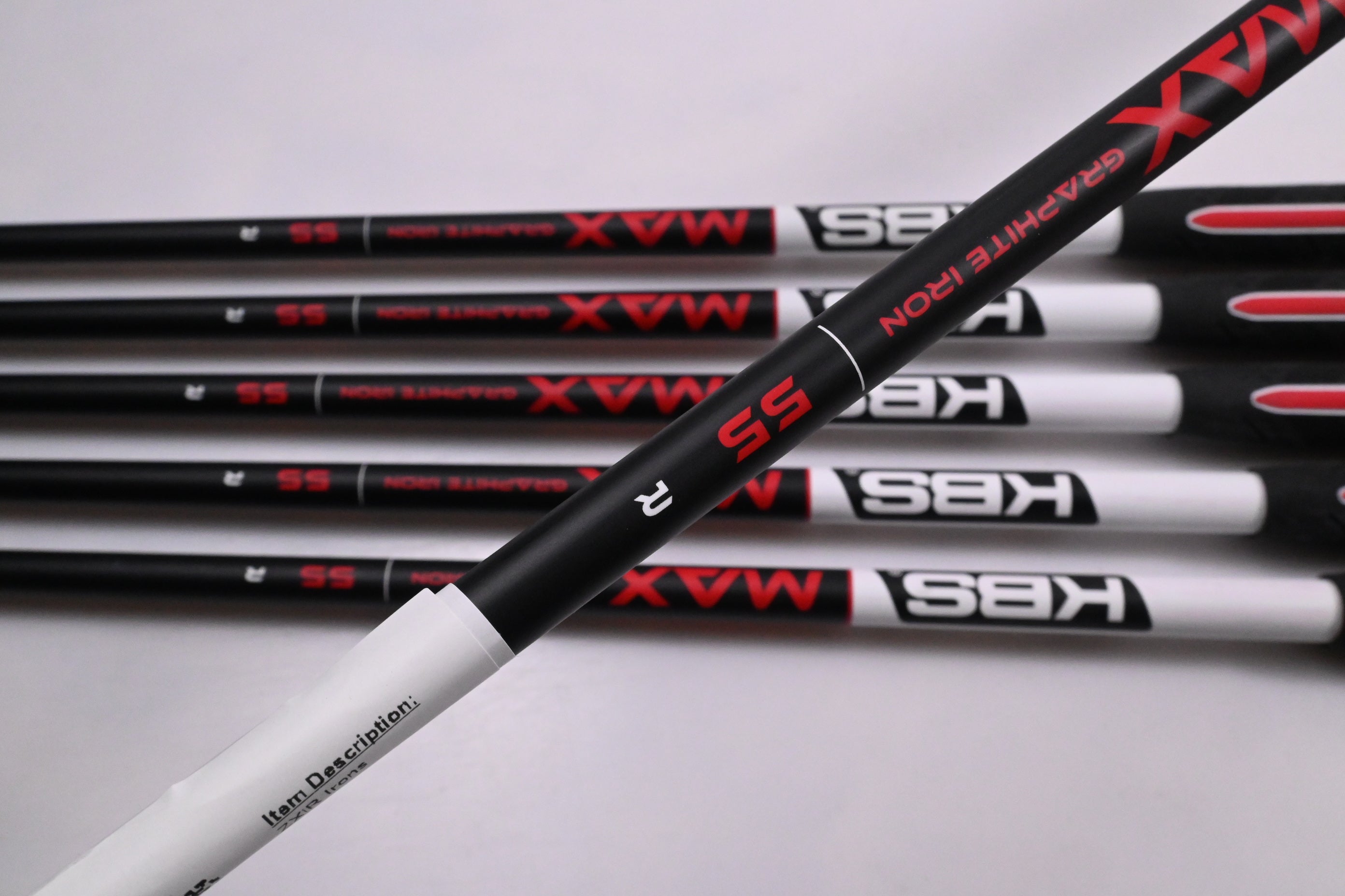 Srixon ZXiR Irons / 6-PW+GW / Regular Flex KBS MAX 55 Shafts