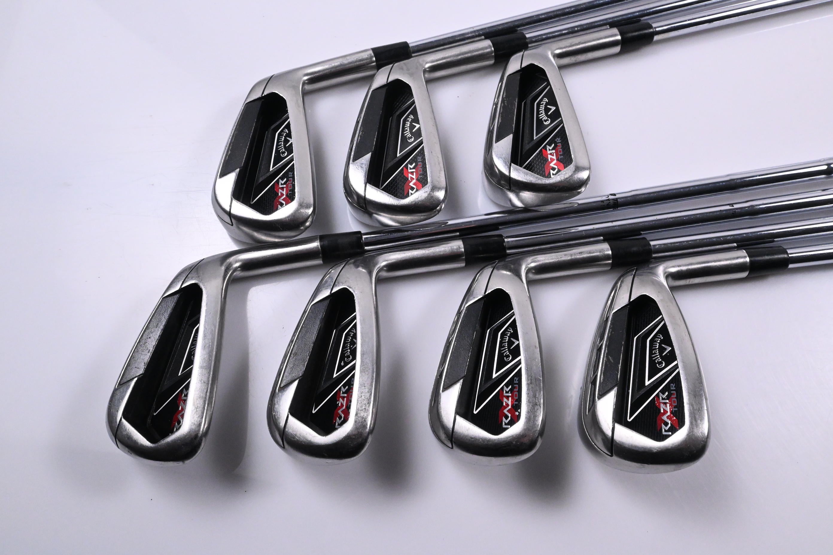 Callaway RAZR X Tour Irons / 4-PW / Stiff Flex Dynamic Gold S300 Shafts