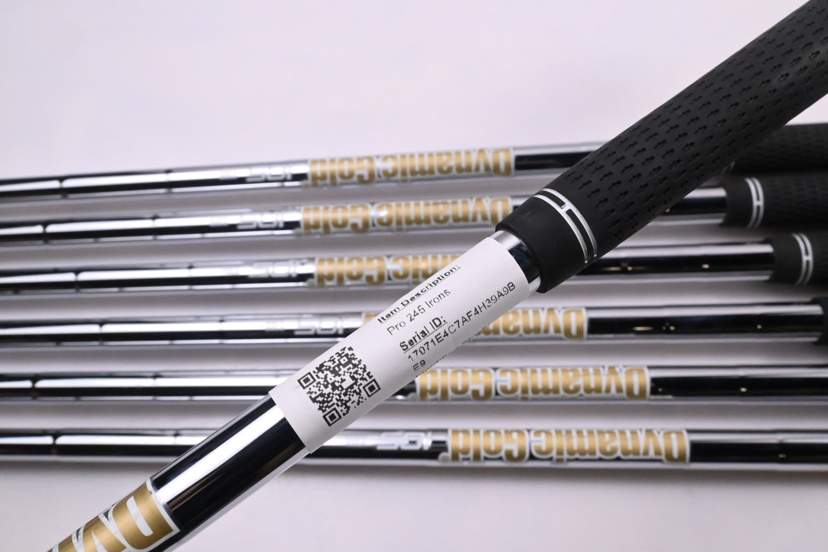 Mizuno Pro 245 Irons / 4-PW / Stiff Flex Dynamic Gold 105 S300 Shafts
