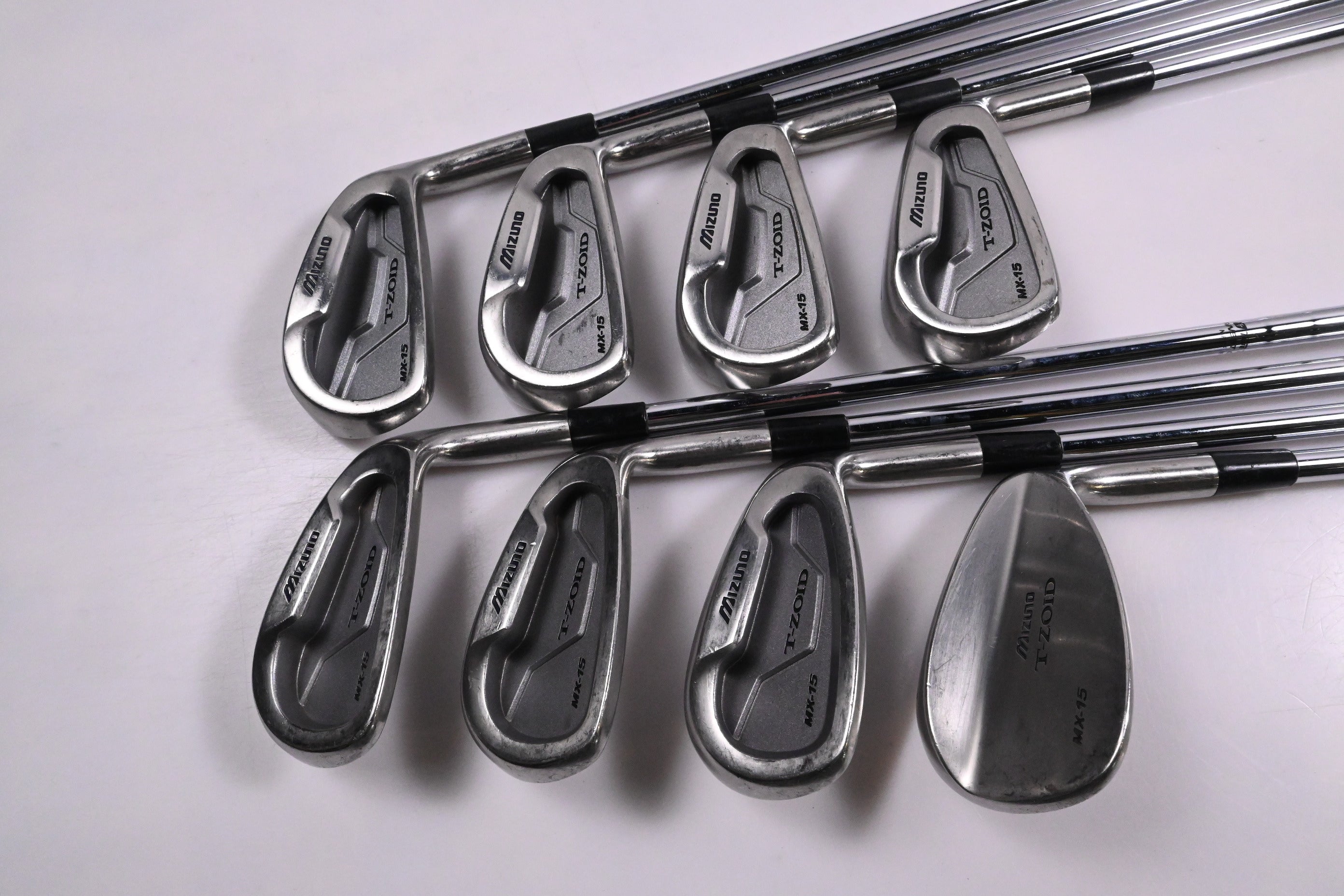 Mizuno MX-15 Irons / 4-PW+SW / Regular Flex True Temper Release Shafts