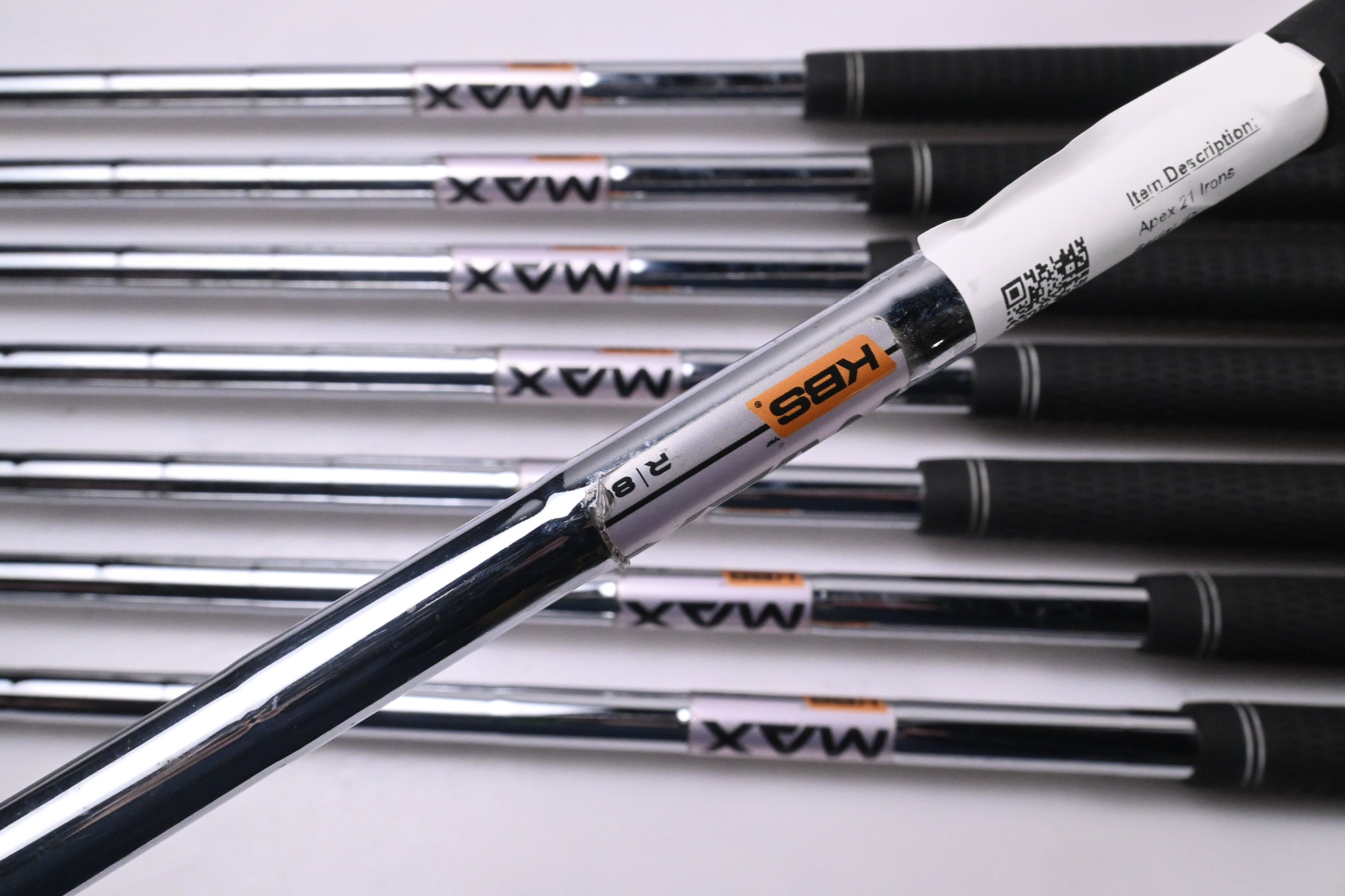 Callaway Apex 21 Irons / 4-PW+GW / Regular Flex KBS MAX 80 Shafts