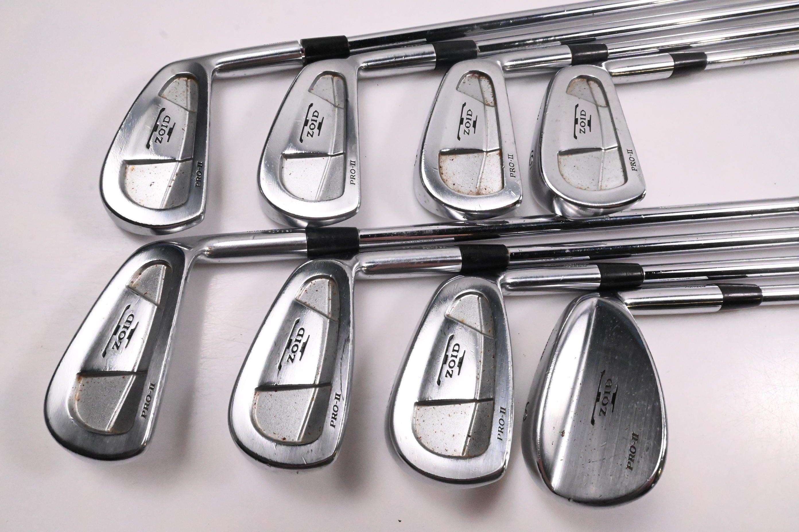 Mizuno T-Zoid Pro II Irons / 3-9i+SW / Regular Flex Dynamic Gold Sensicore R400
