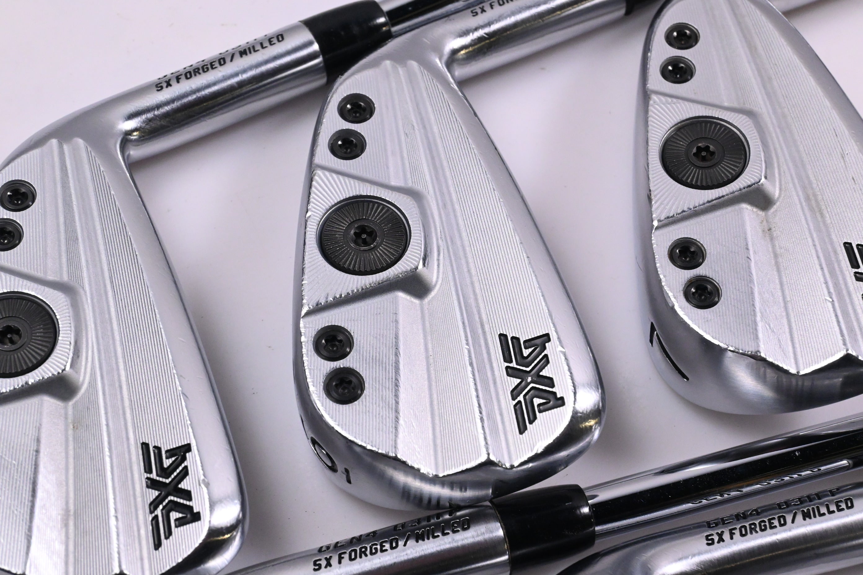 PXG 0311 P Gen4 Irons / 5-PW / Stiff Flex Rifle Tour Flighted 105 Shafts