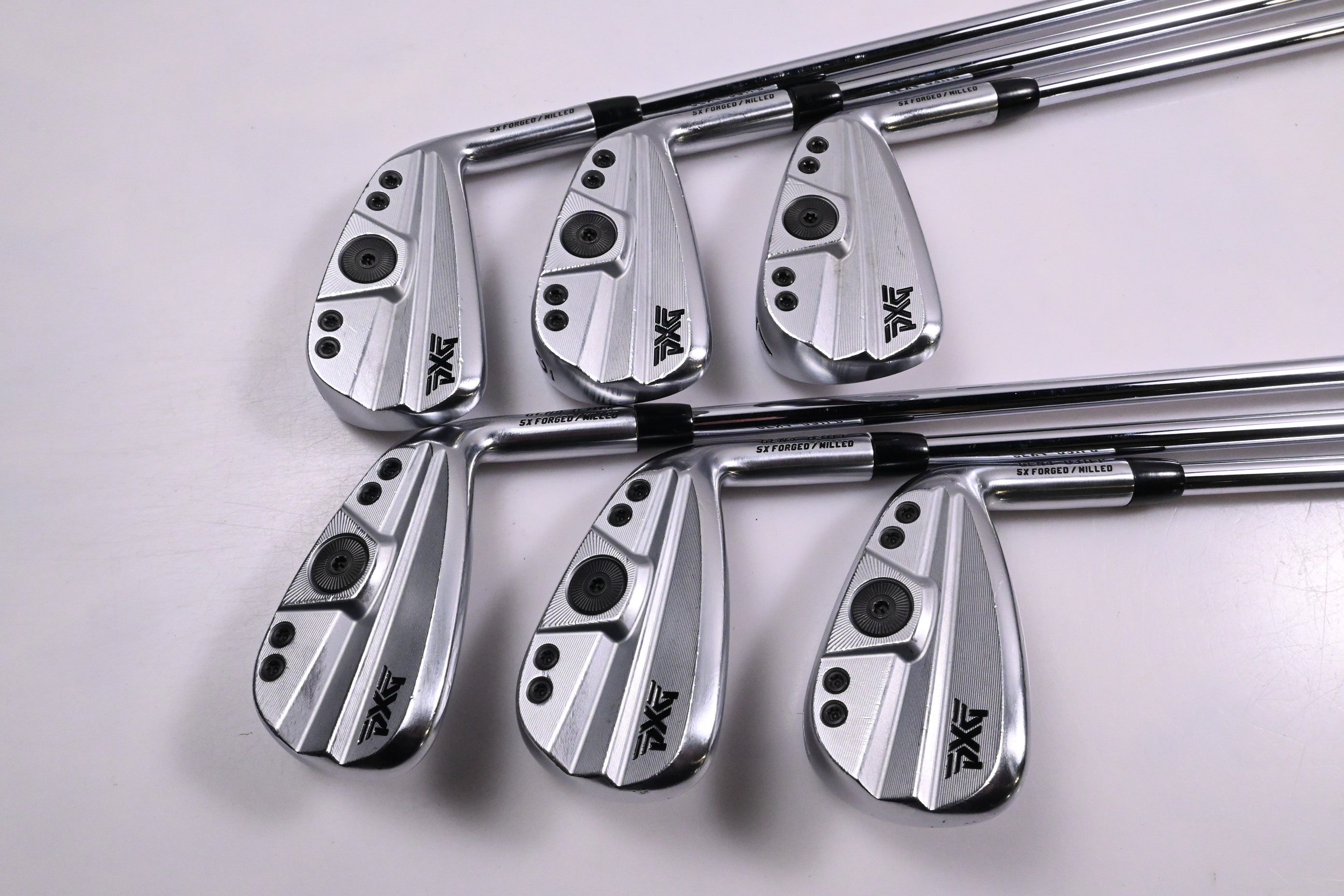 PXG 0311 P Gen4 Irons / 5-PW / Stiff Flex Rifle Tour Flighted 105 Shafts