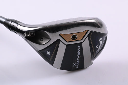 Left Hand Callaway Paradym #3 Hybrid / 18 Degree / Stiff Flex HZRDUS Silver 75