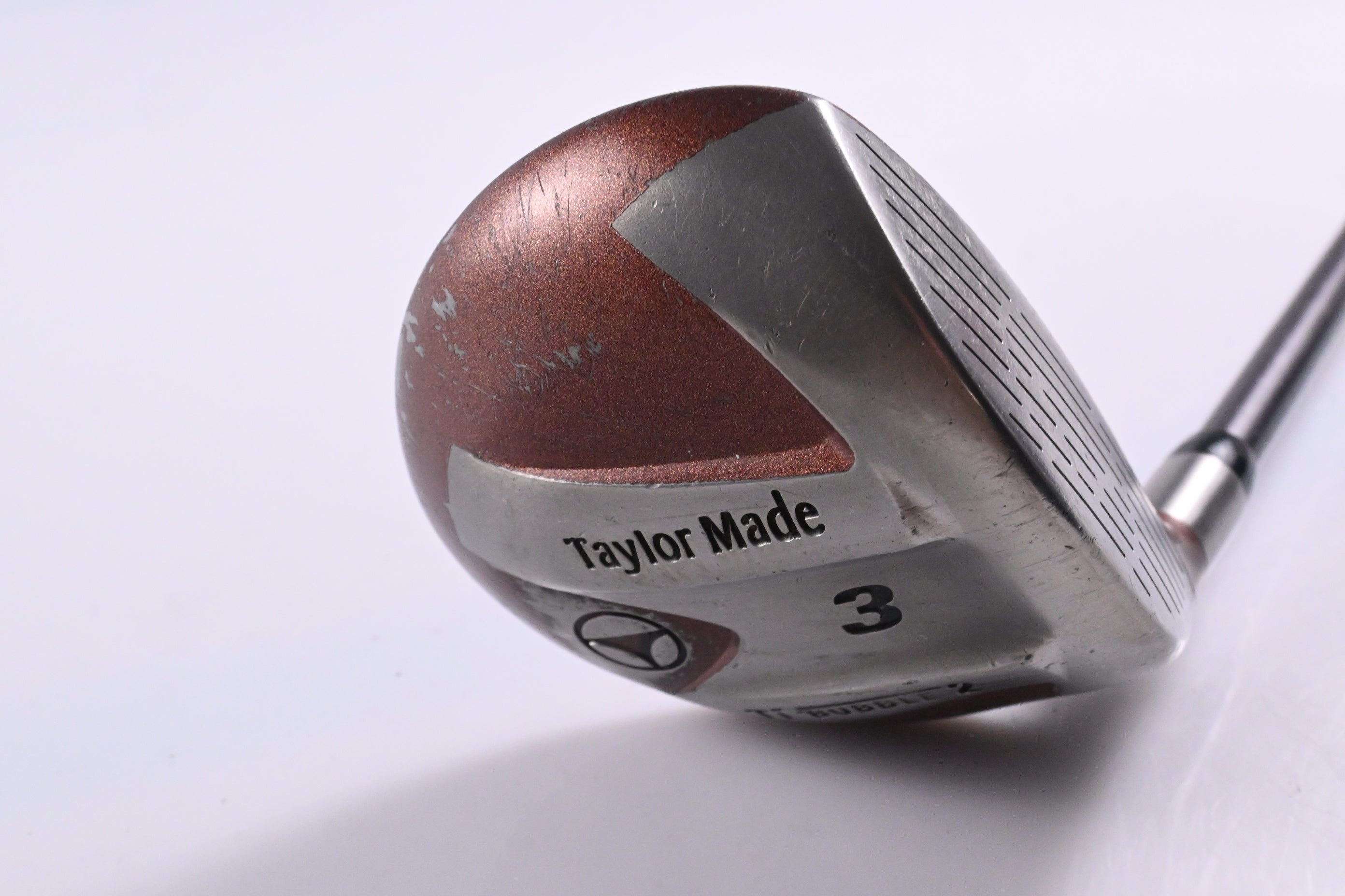 Taylormade Ti Bubble #3 Wood / 15 Degree / Stiff Flex Fat Shaft 90 Shaft