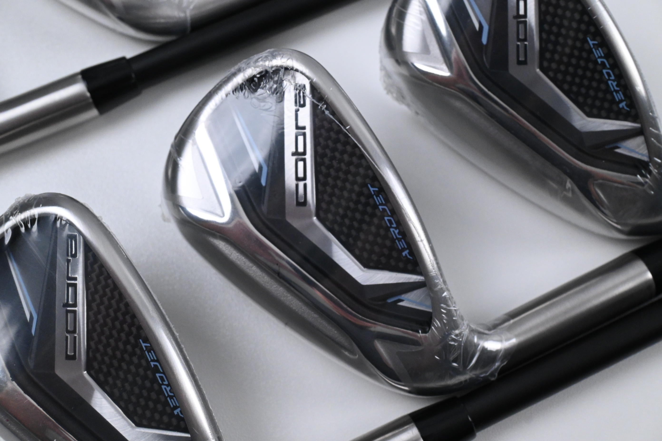 Left Hand Cobra AeroJet Irons / 6-PW+SW / Ladies Flex KBS PGI 55 Shafts