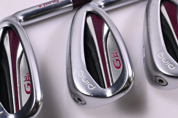 Ladies Ping G Le2 Irons / 7-PW+GW / Red Dot / Ladies Flex Ping ULT 240 Shafts