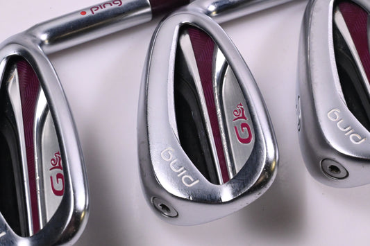 Ladies Ping G Le2 Irons / 7-PW+GW / Red Dot / Ladies Flex Ping ULT 240 Shafts