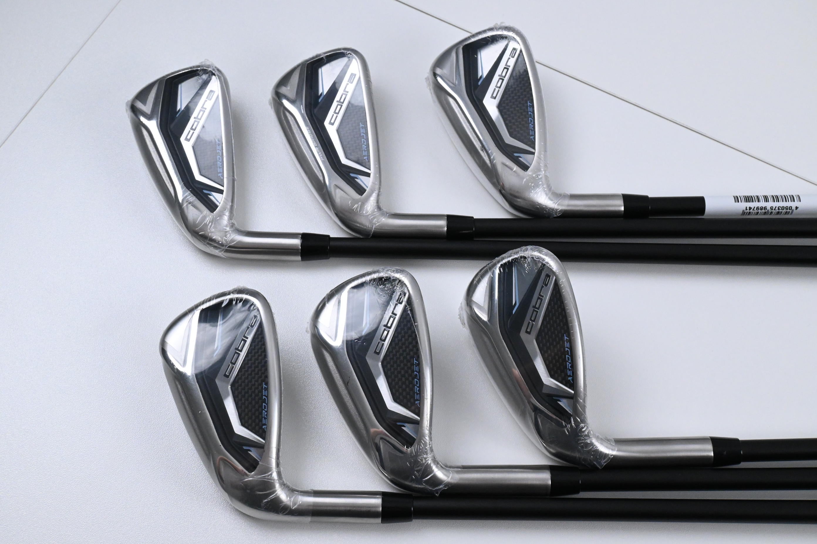 Left Hand Cobra AeroJet Irons / 6-PW+SW / Ladies Flex KBS PGI 55 Shafts