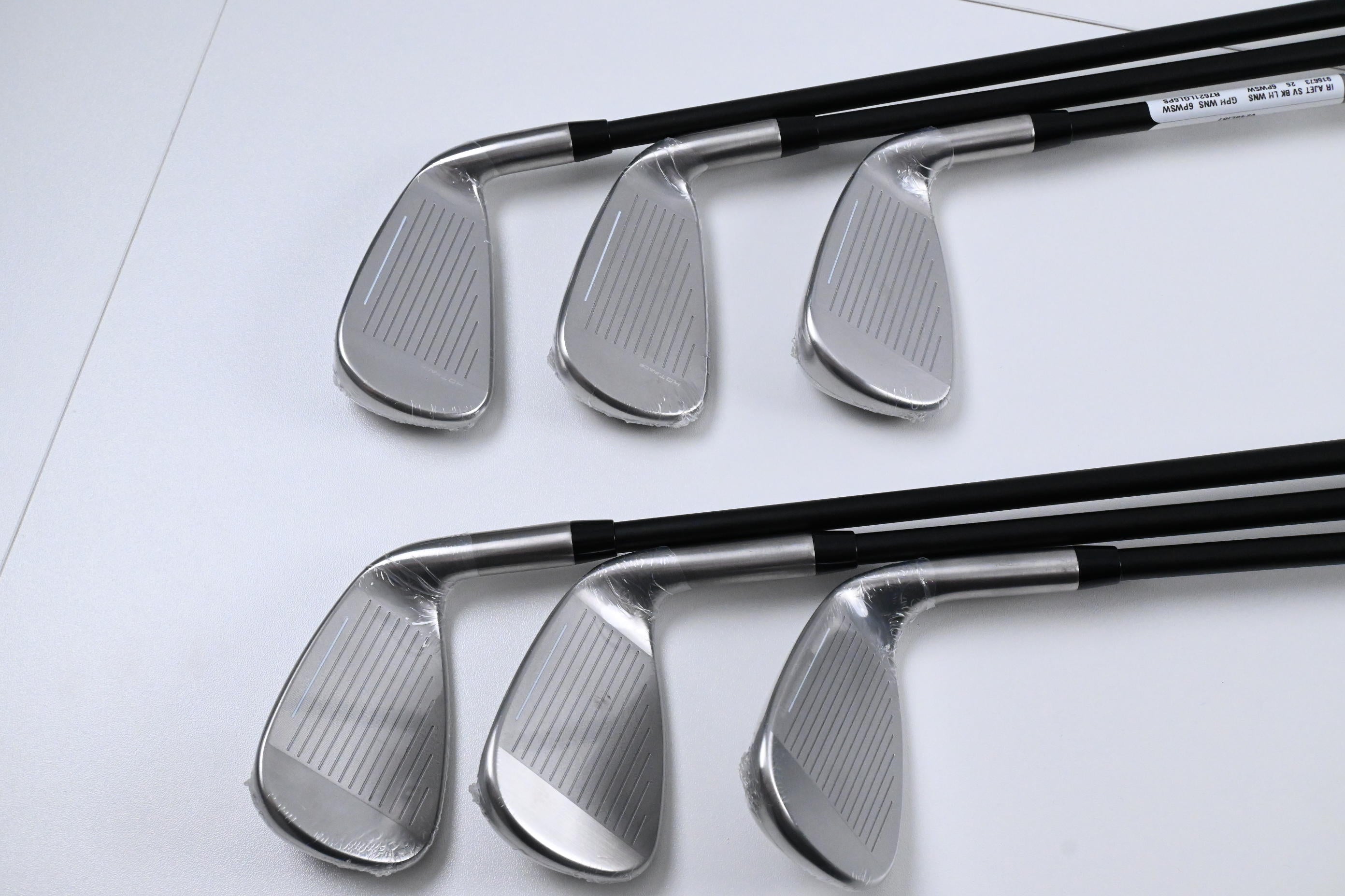 Left Hand Cobra AeroJet Irons / 6-PW+SW / Ladies Flex KBS PGI 55 Shafts