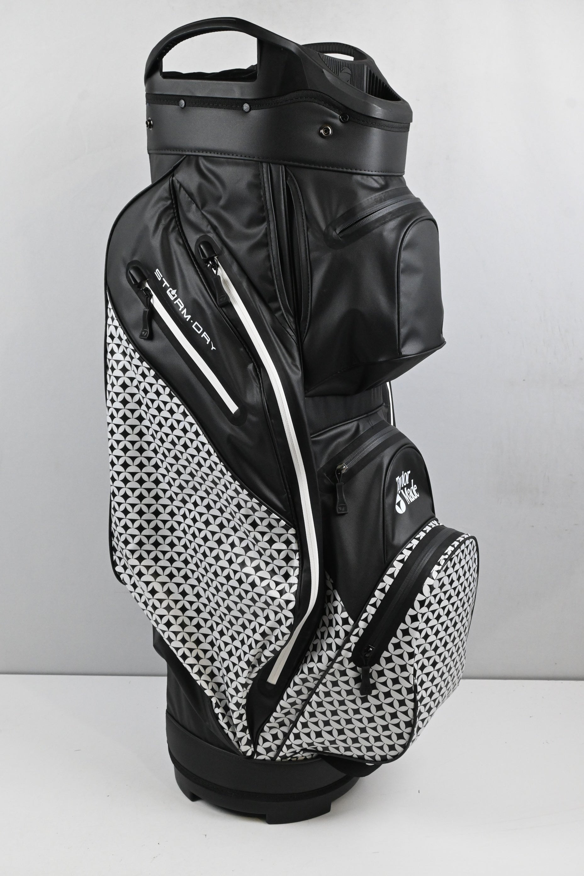 Taylormade Storm Dry Cart Bag / 14-Way Divider / Black, White