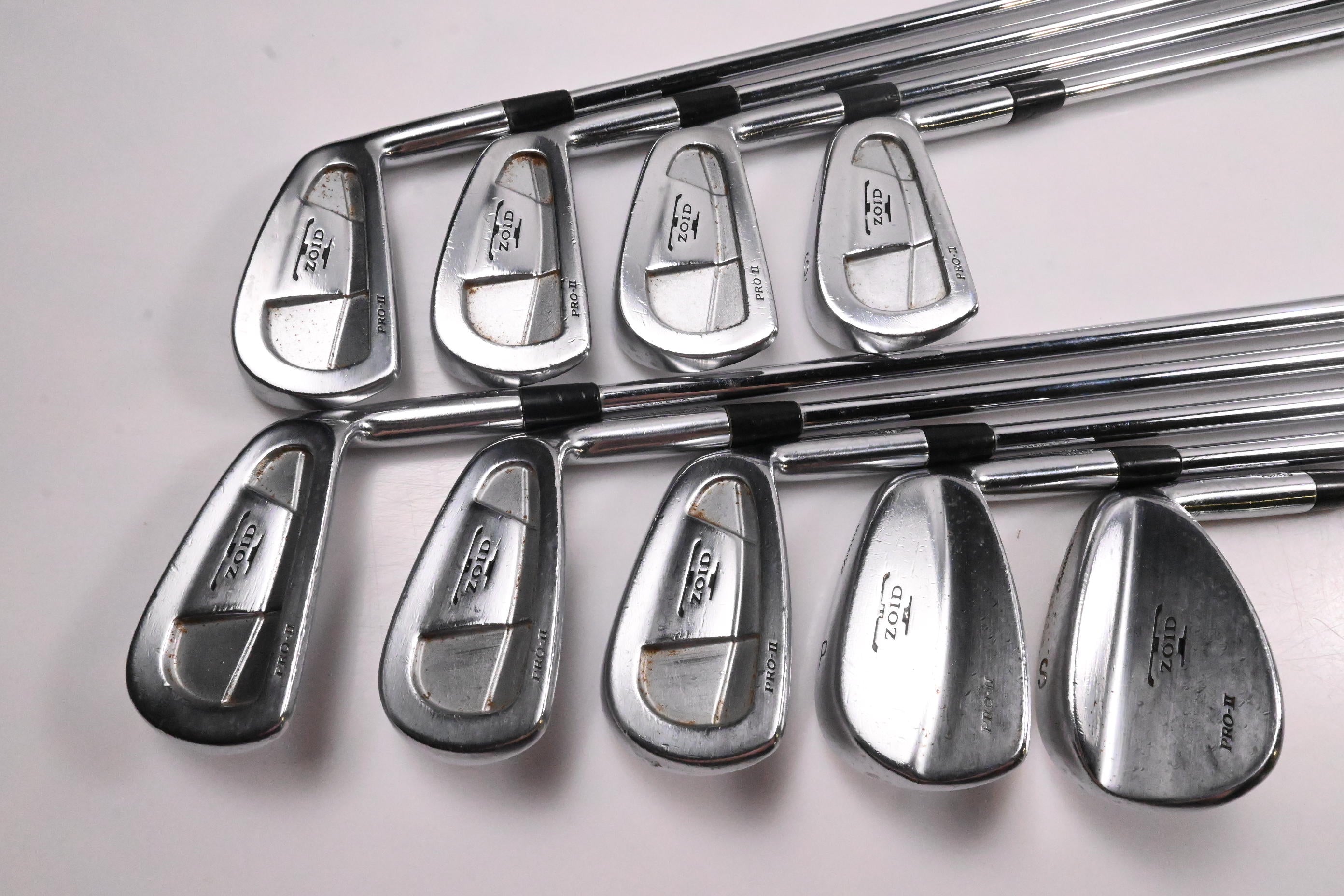 Mizuno T-Zoid Pro II Irons / 3-PW+SW / X-Flex Rifle Precision Shafts