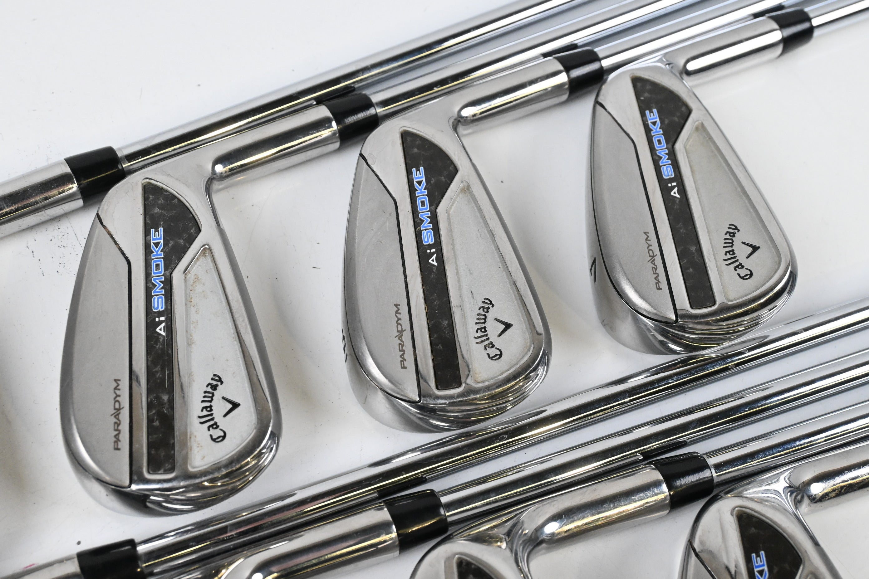 Callaway Paradym Ai Smoke Irons / 4-9i+GW / Regular Flex Elevate MPH 95 Shafts