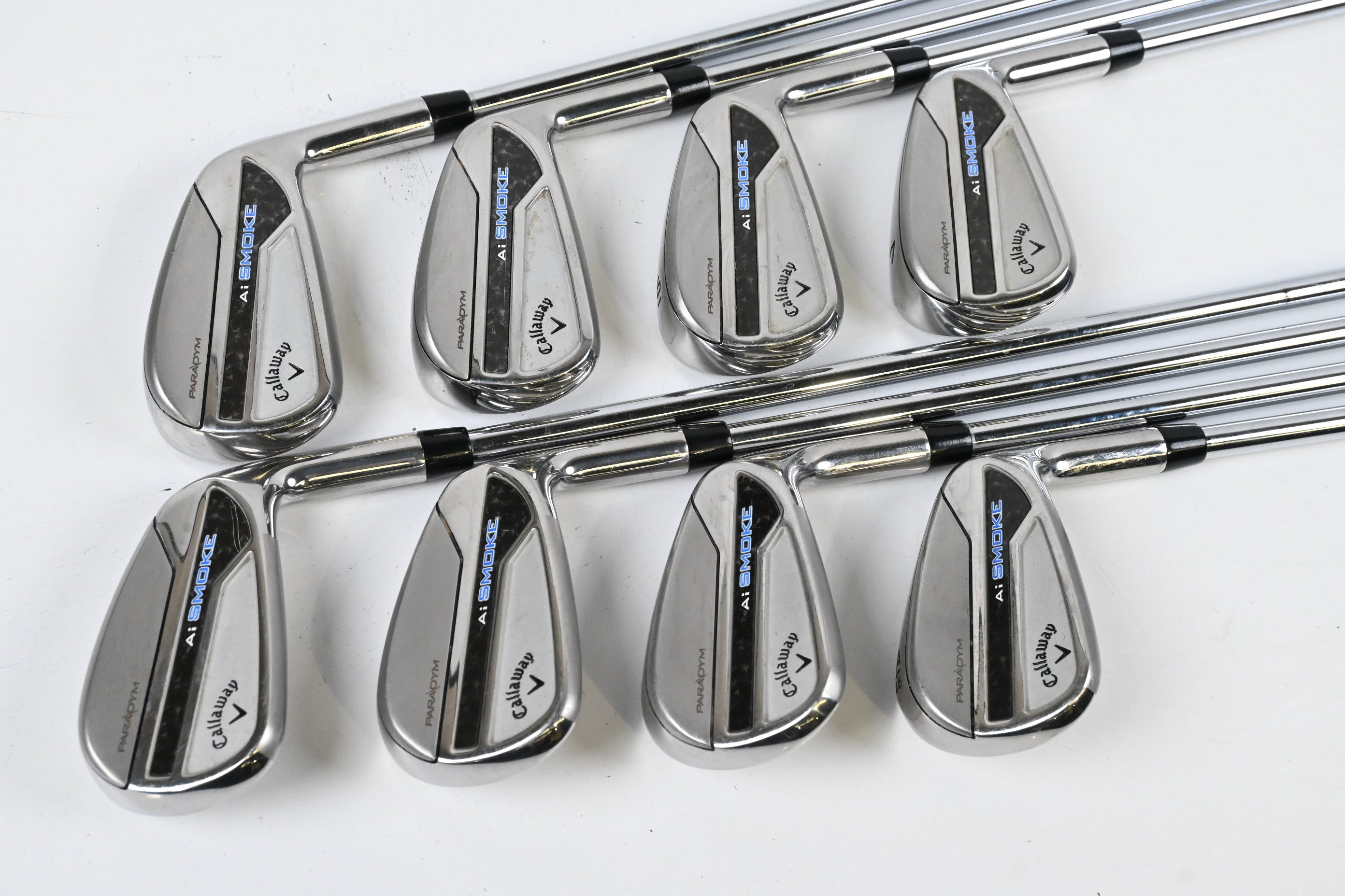 Callaway Paradym Ai Smoke Irons / 4-9i+GW / Regular Flex Elevate MPH 95 Shafts