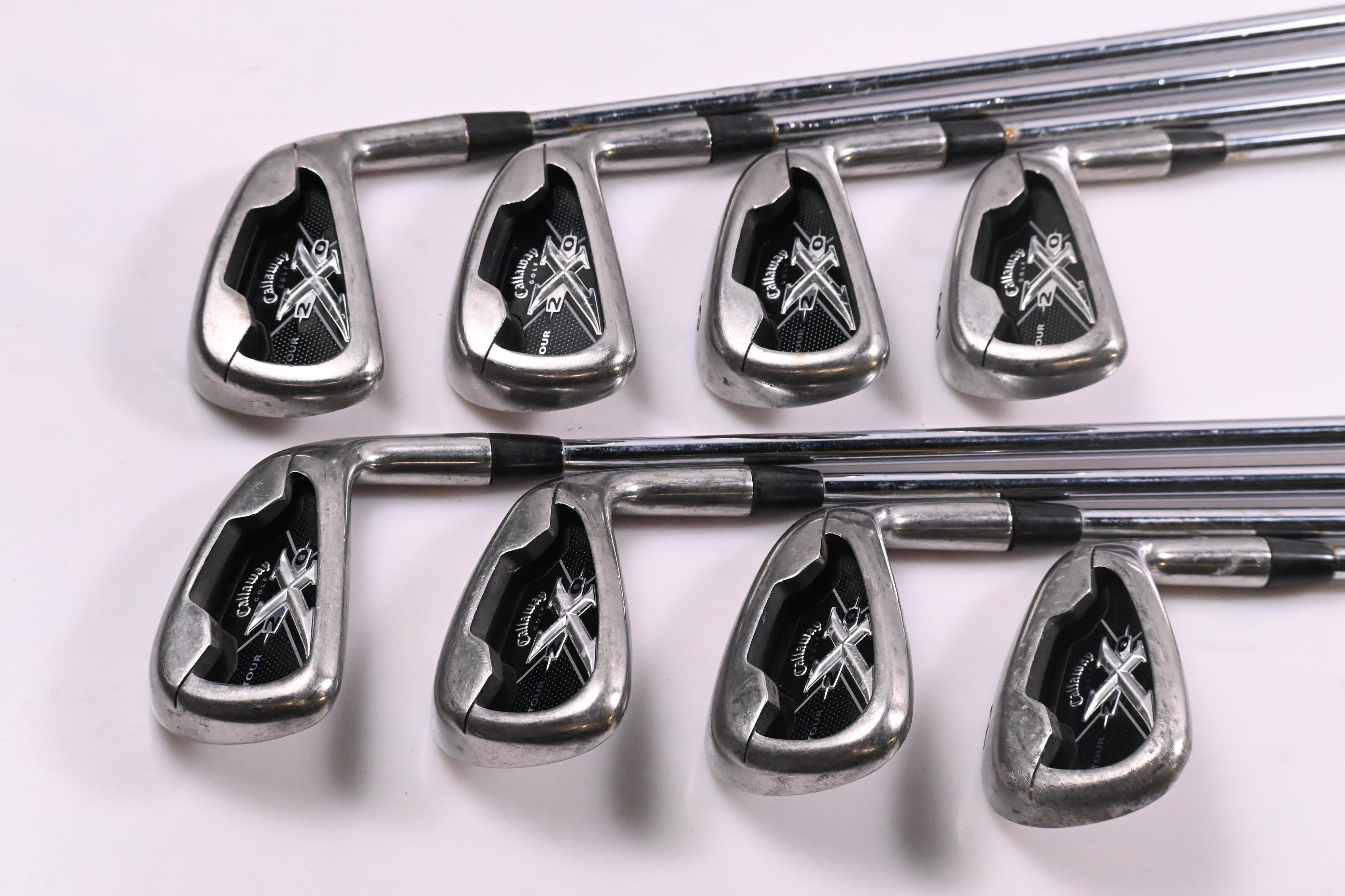 Callaway X-20 Tour Irons / 3-PW / Stiff Flex Project X Flighted Shafts