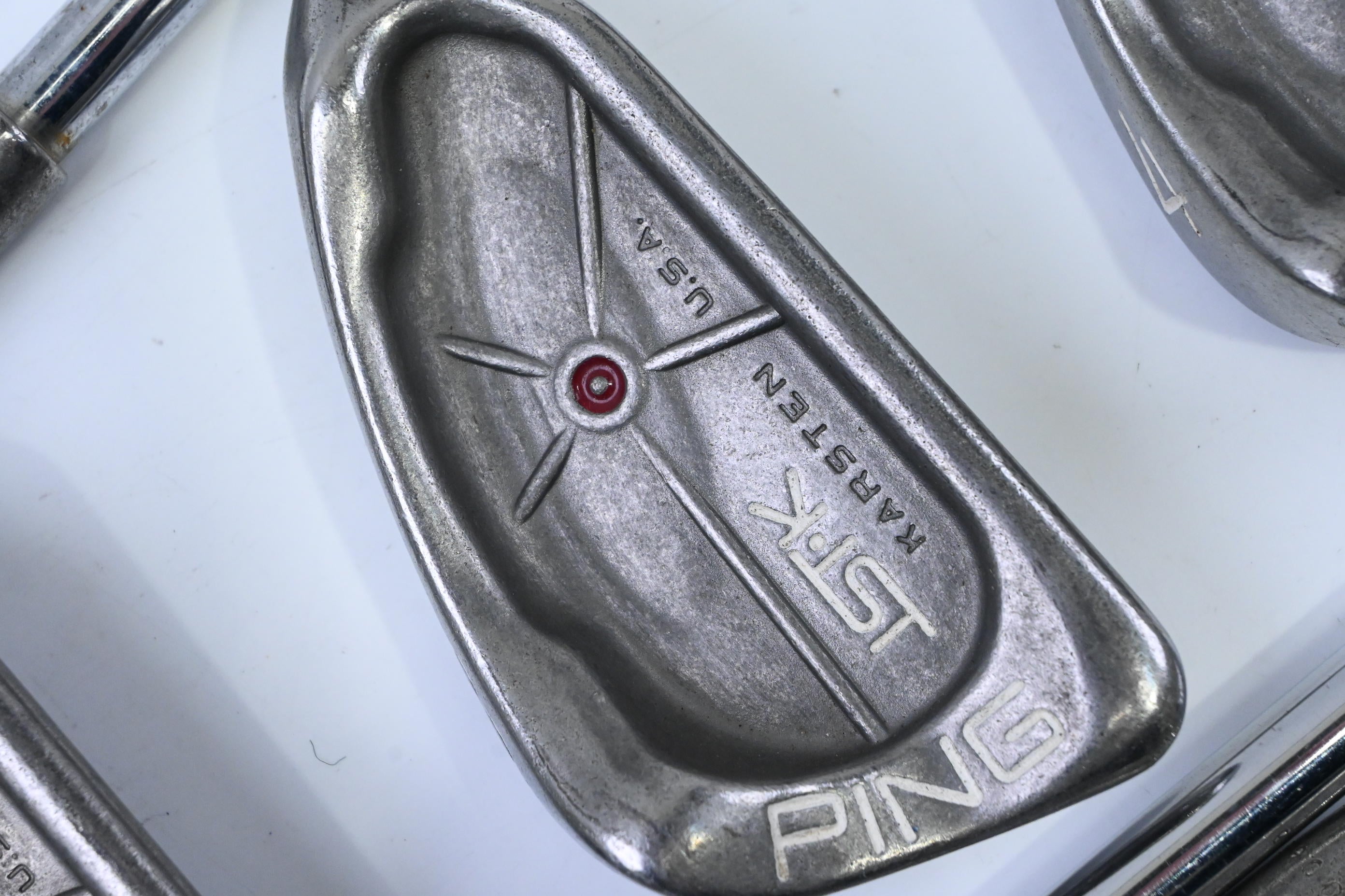 Ping ISI-K Irons / 2-PW+SW / Maroon Dot / Stiff Flex Ping JZ Red Shaft