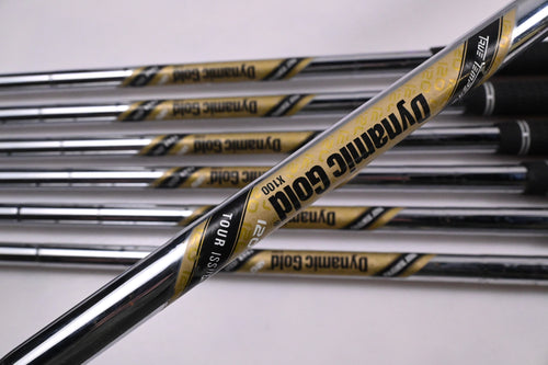 Mizuno Pro 221/225 Combo Irons / 4-PW / X-Flex Dynamic Gold X100 Shafts