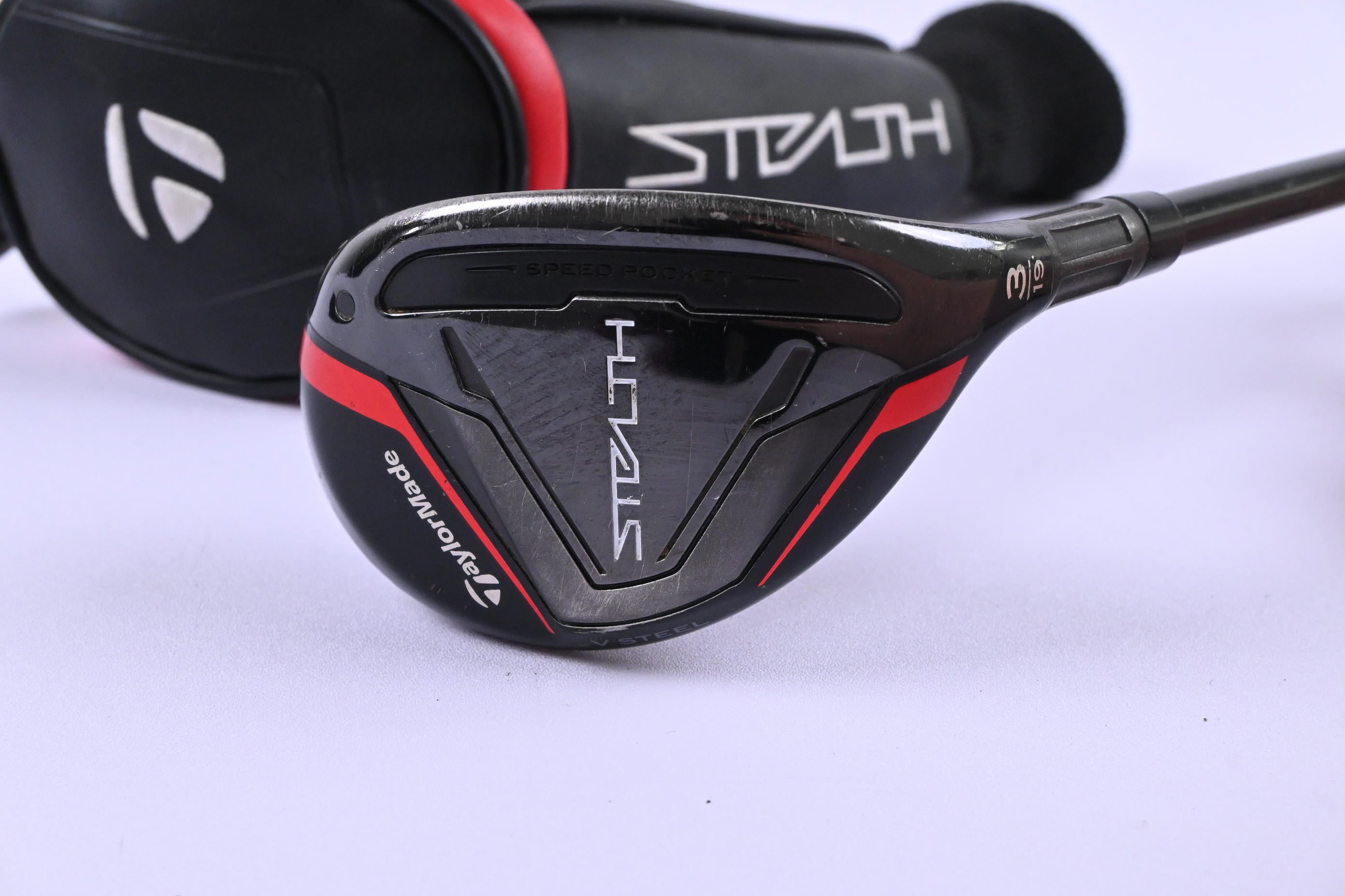 Taylormade Stealth #3 Hybrid / 19 Degree / Stiff Flex Fujikura Ventus Red 7