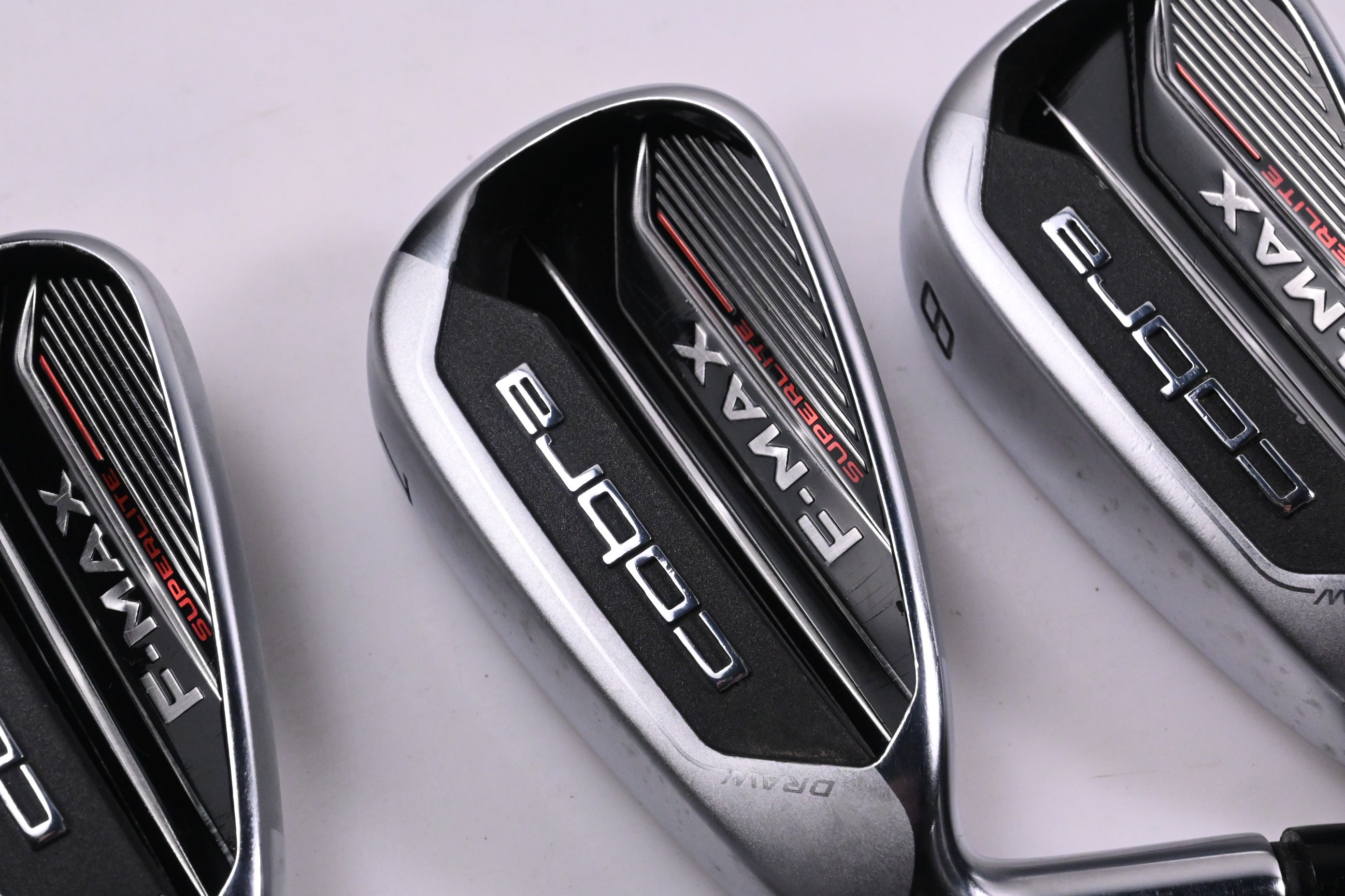 Left Hand Cobra F-Max Superlite Irons / 6-PW+GW+SW / Regular Flex SuperLite 55
