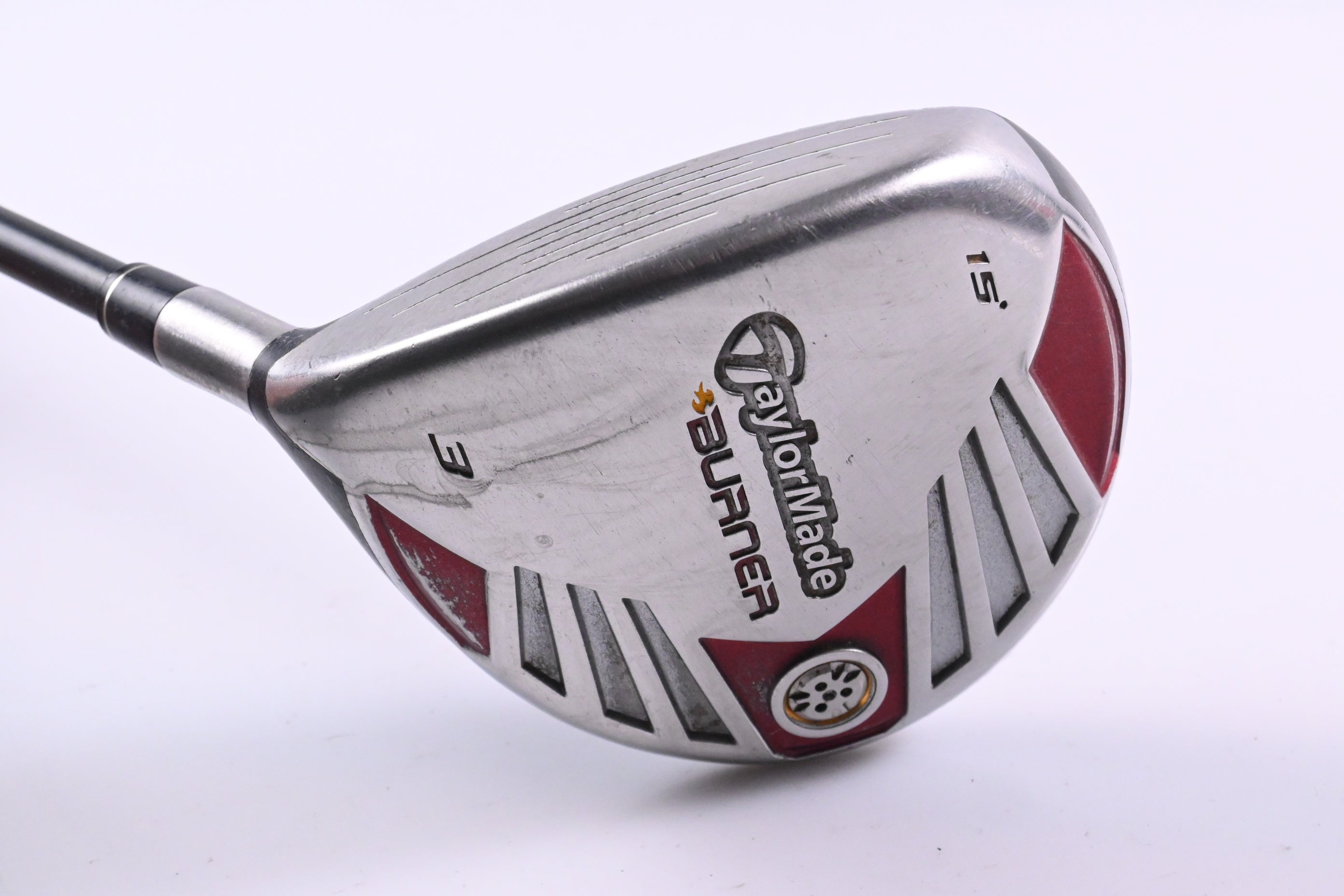 Left Hand Taylormade Burner 2007 #3 Wood / 15 Degree / Regular Flex Reax 50