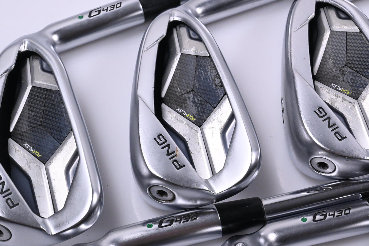 Ping G430 Irons / 6-PW+45°+54°+58° / Green Dot / Regular Flex Ping AWT 2.0