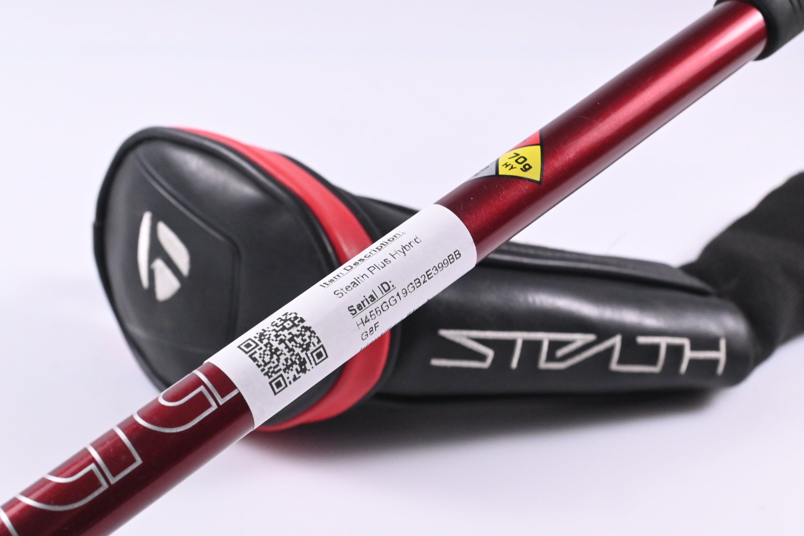 Taylormade Stealth Plus #4 Hybrid / 22 Degree / Regular Flex HZRDUS Smoke Red
