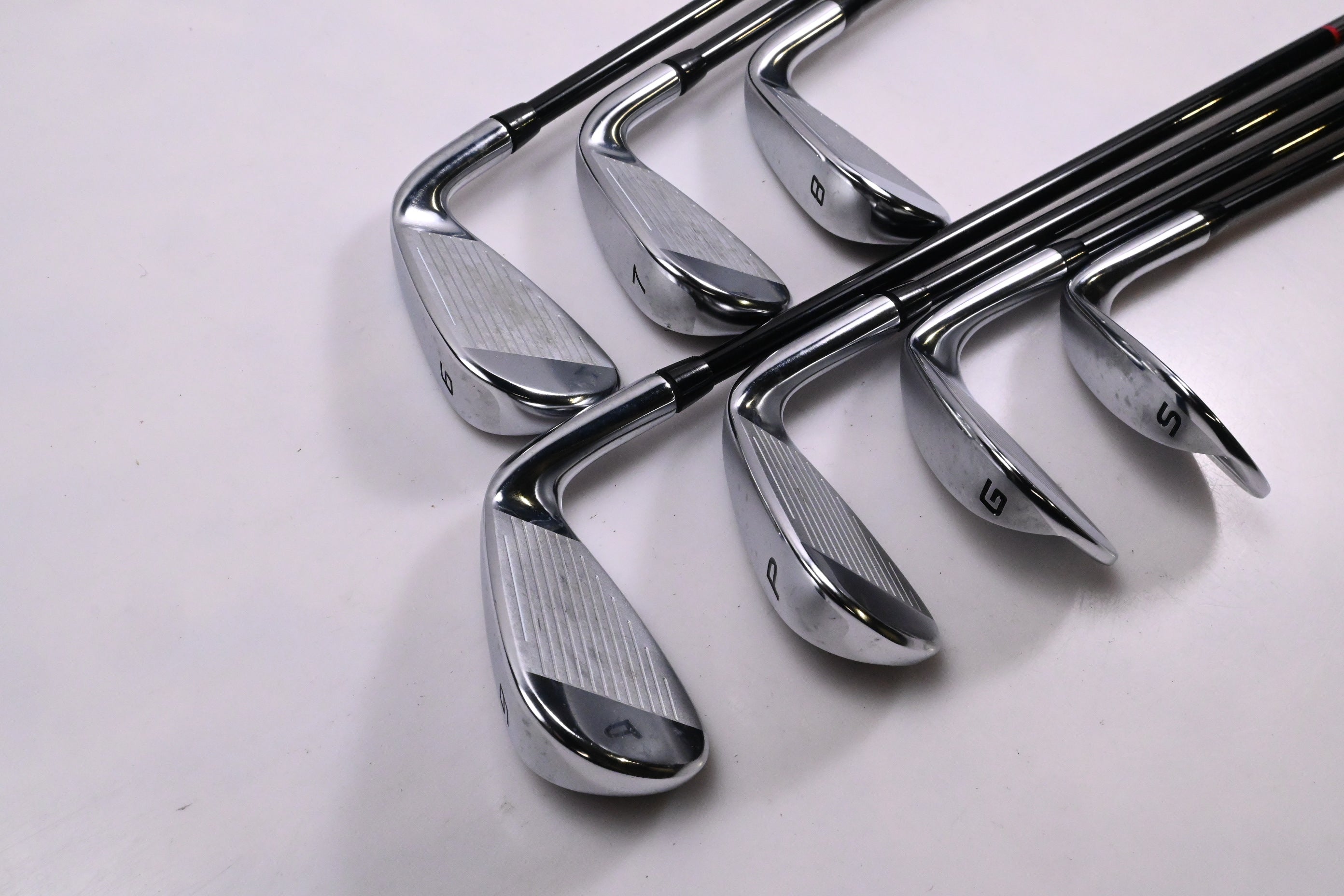 Left Hand Cobra F-Max Superlite Irons / 6-PW+GW+SW / Regular Flex SuperLite 55