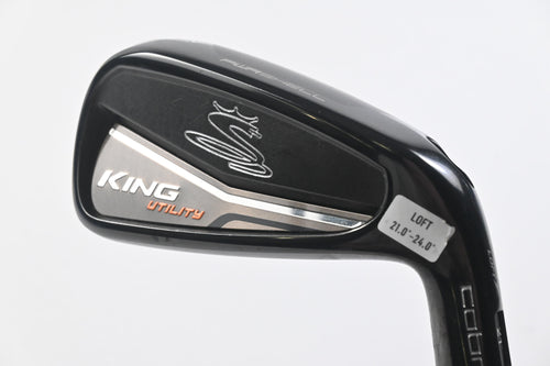 Cobra King Black Utility #4 Iron / 21-24 Degree / Regular Flex UST Recoil ES 780
