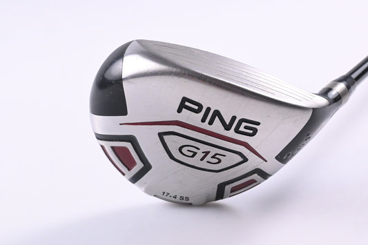 Ping G15 #3 Wood / 15.5 Degree / Stiff Flex Aldila Serano 75 Shaft