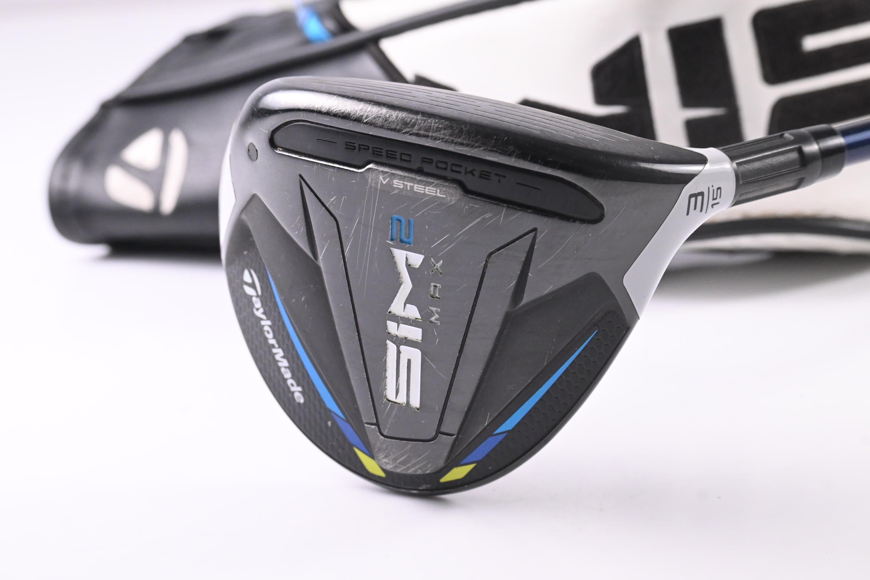 Taylormade SIM2 Max #3 Wood / 15 Degree / Stiff Flex Ventus Blue 6 Shaft